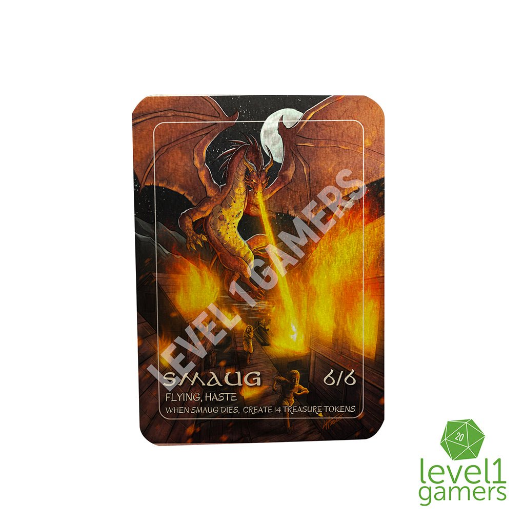 Smaug Metal Token Magic Card Level 1 Gamers