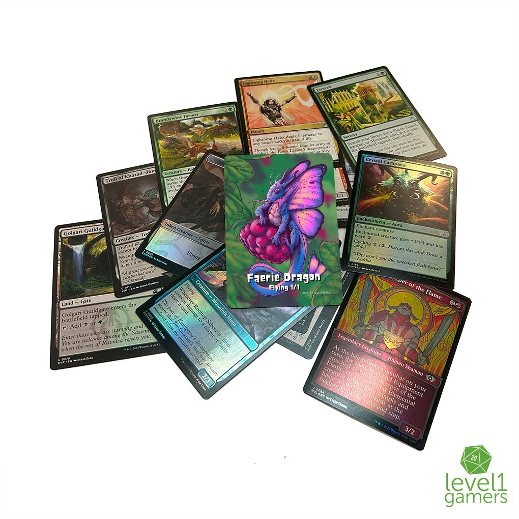 Faerie Dragon Token Magic Card Pack (5 Cards) - Preorder Level 1 Gamers