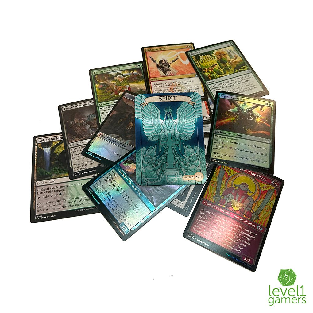 Spirit - Metal Token Magic Card Level 1 Gamers