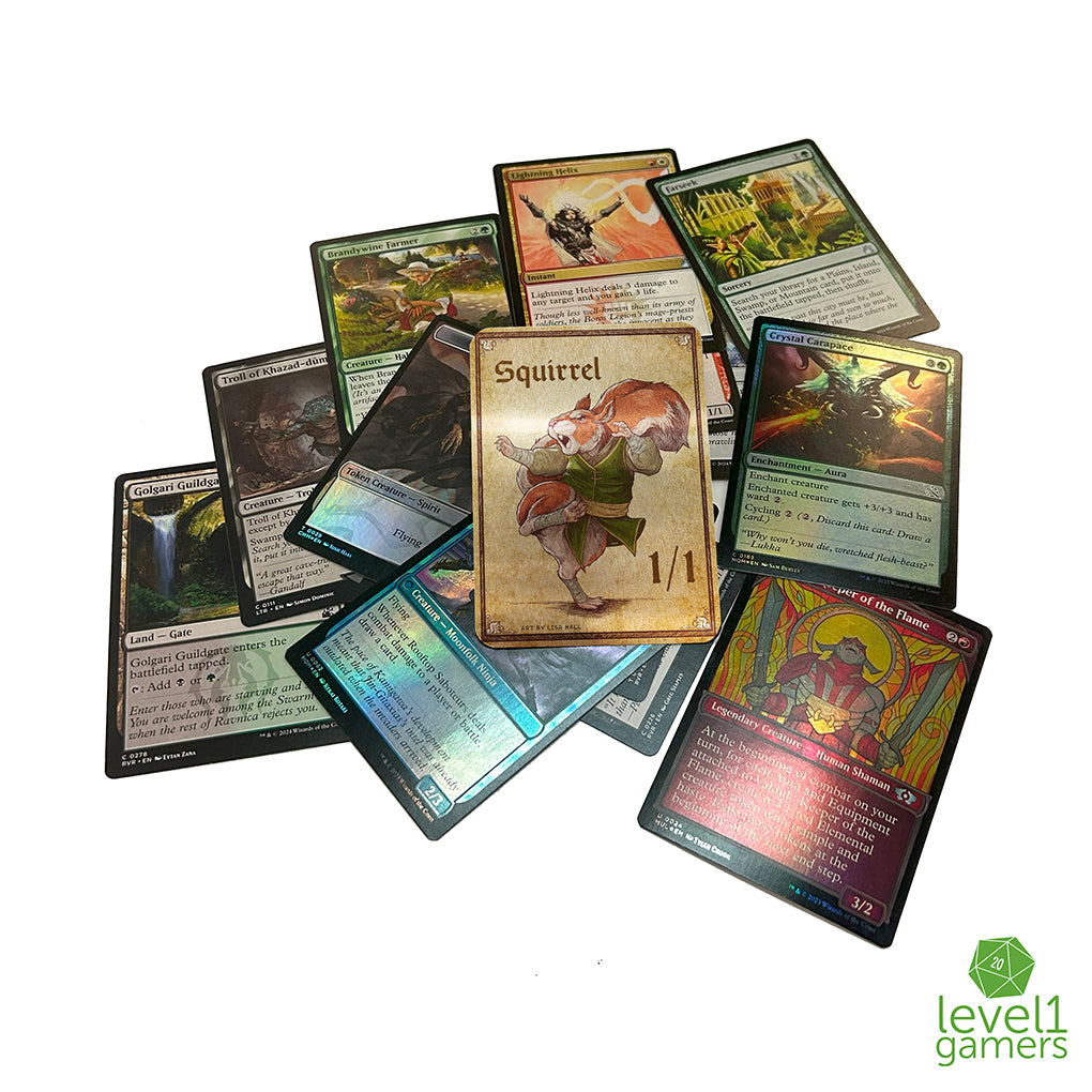 Squirrel - Metal Token Magic Card Level 1 Gamers