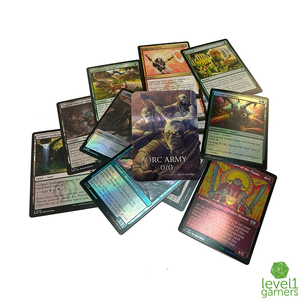Orc Army Metal Token Magic Card Level 1 Gamers Orc Army Metal Token Magic Card Level 1 Gamers