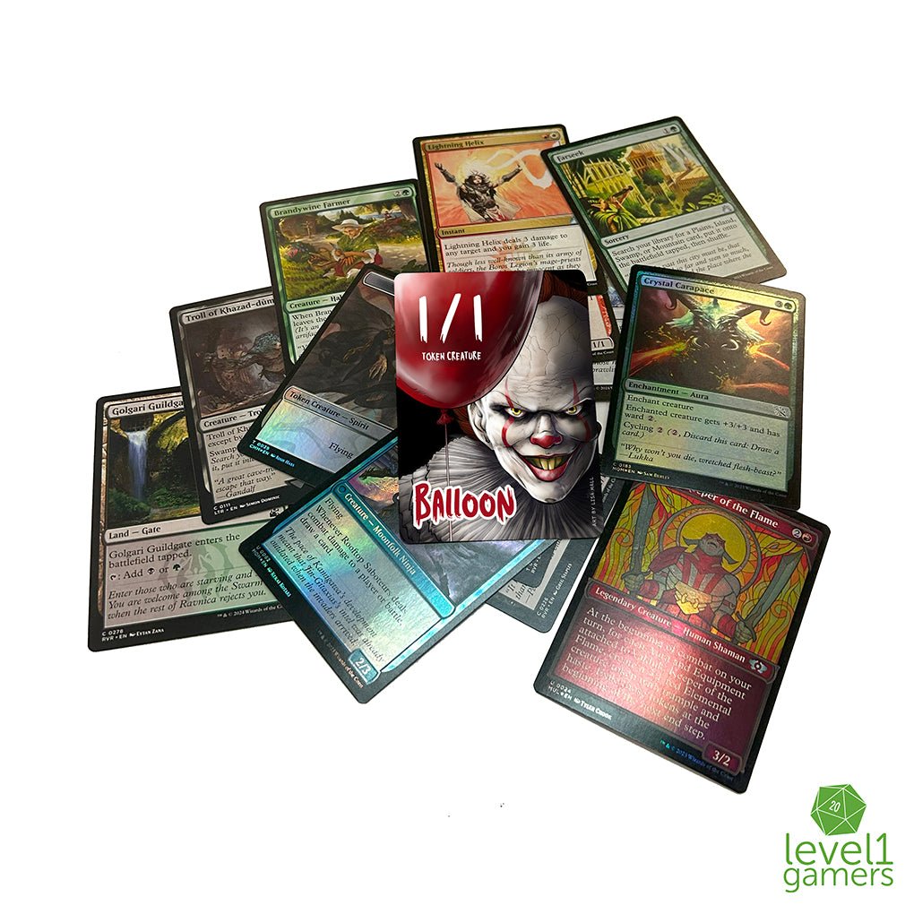 Balloon (Pennywise) Token Magic Card Pack (5 Cards) Level 1 Gamers