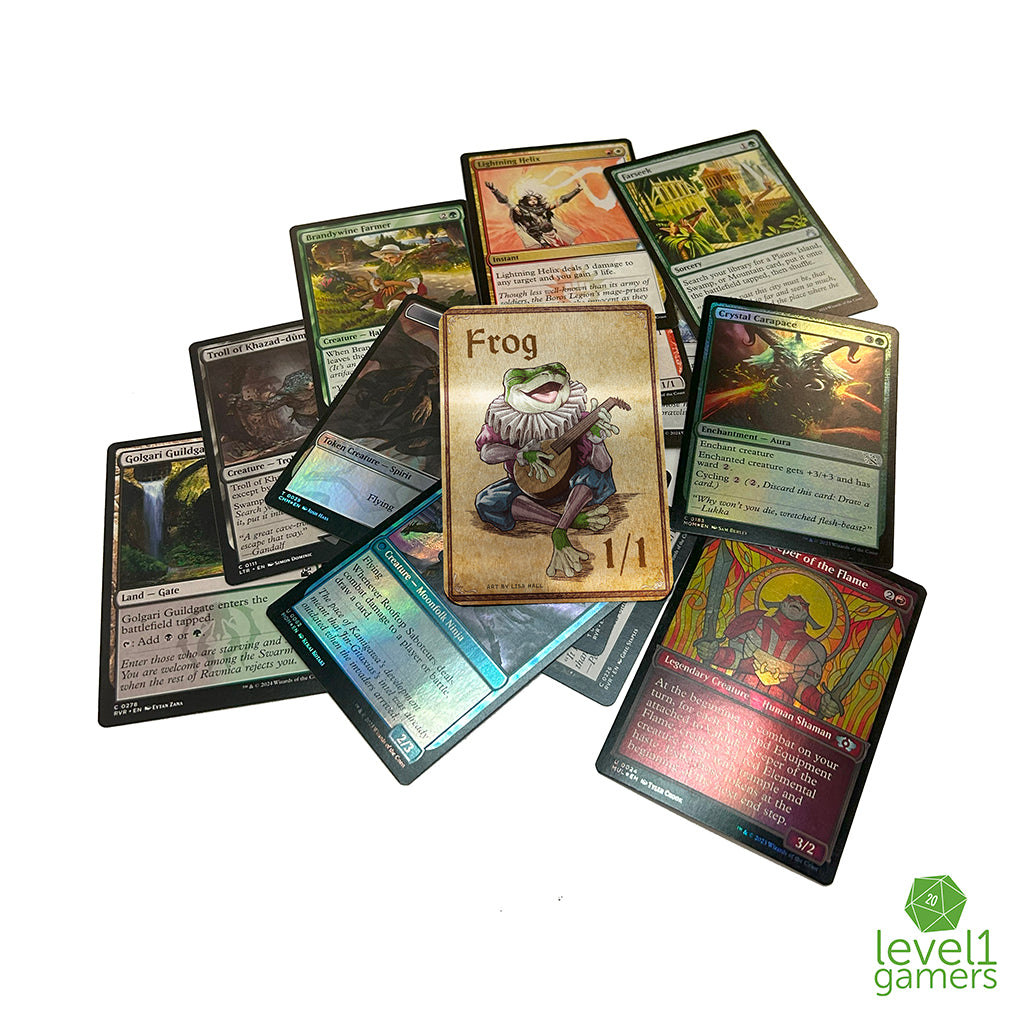 Frog - Metal Token Magic Card Level 1 Gamers Frog - Metal Token Magic Card Level 1 Gamers
