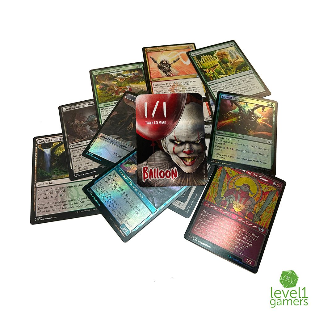 Balloon (Pennywise) - Metal Token Magic Card Level 1 Gamers