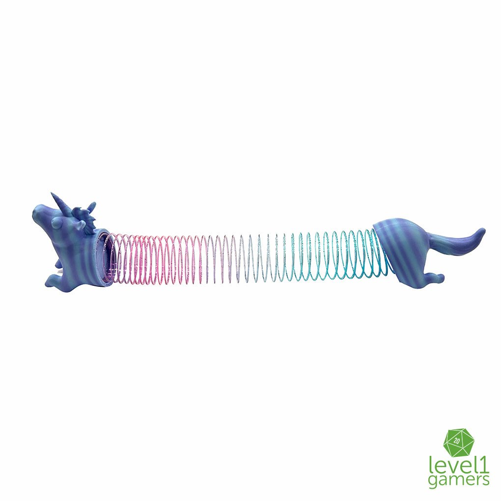 Mystery Color 3D Printed Unicorn Slinky Level 1 Gamers