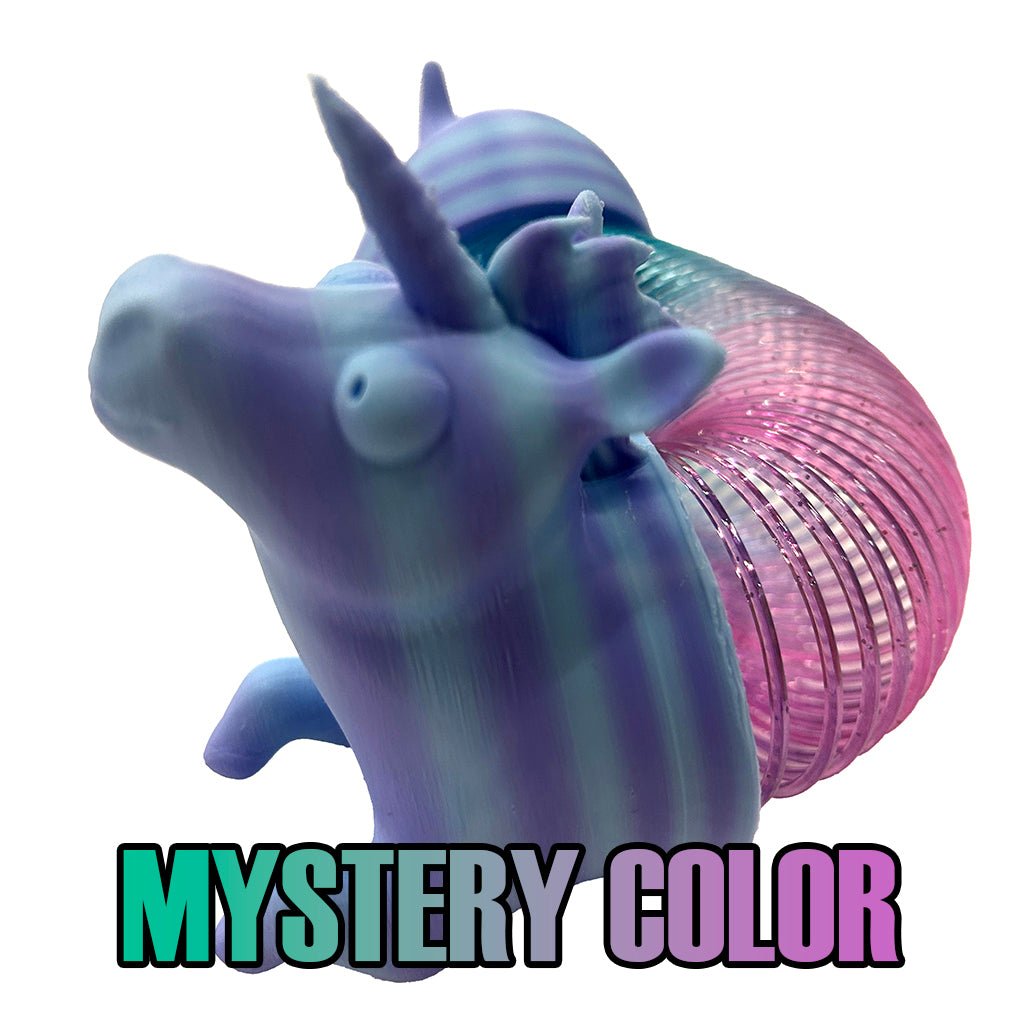 Mystery Color 3D Printed Unicorn Slinky Level 1 Gamers