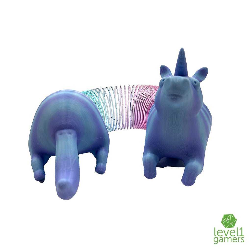 Mystery Color 3D Printed Unicorn Slinky Level 1 Gamers