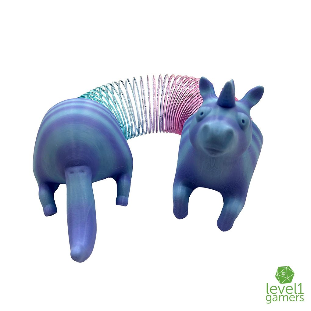 Mystery Color 3D Printed Unicorn Slinky Level 1 Gamers