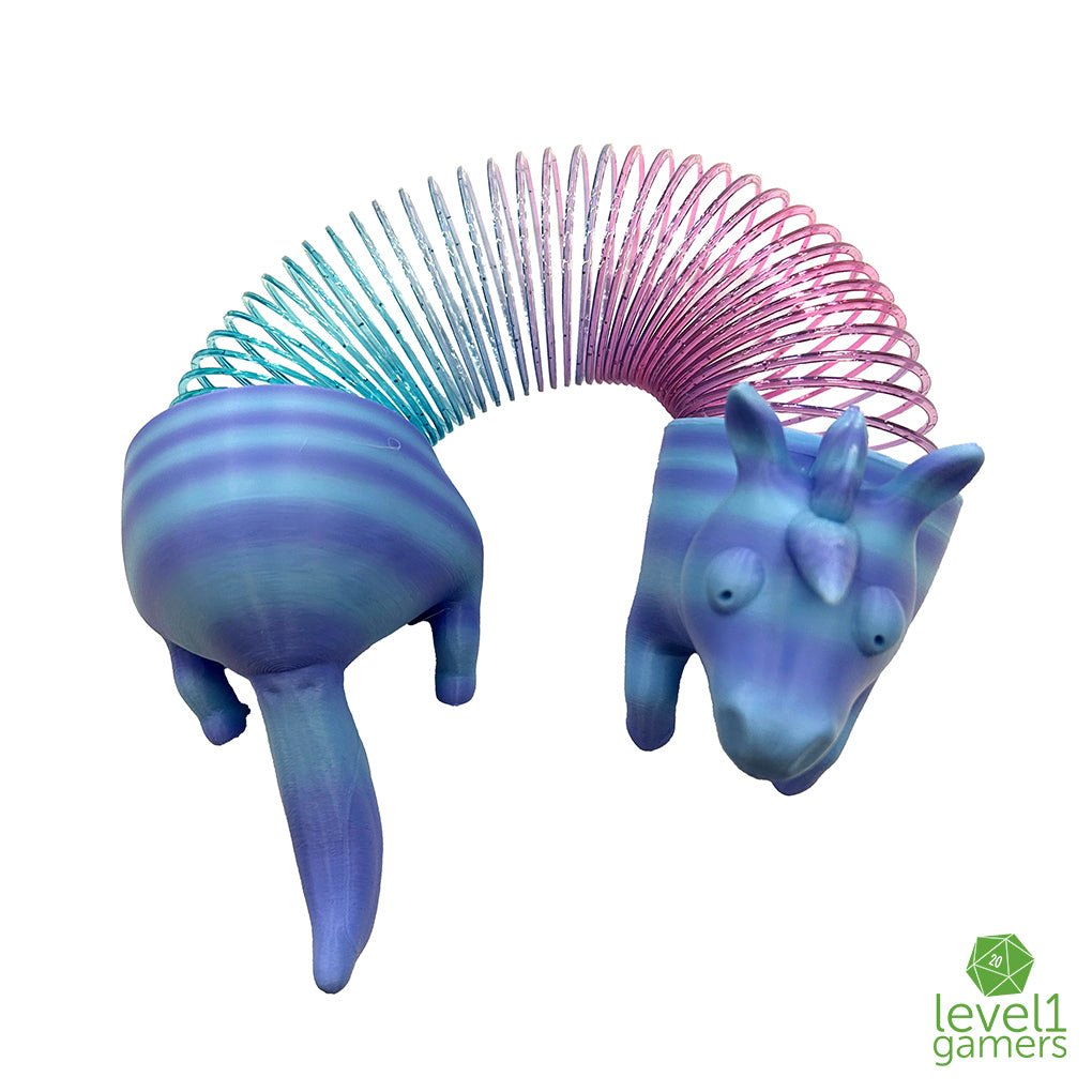 Mystery Color 3D Printed Unicorn Slinky Level 1 Gamers