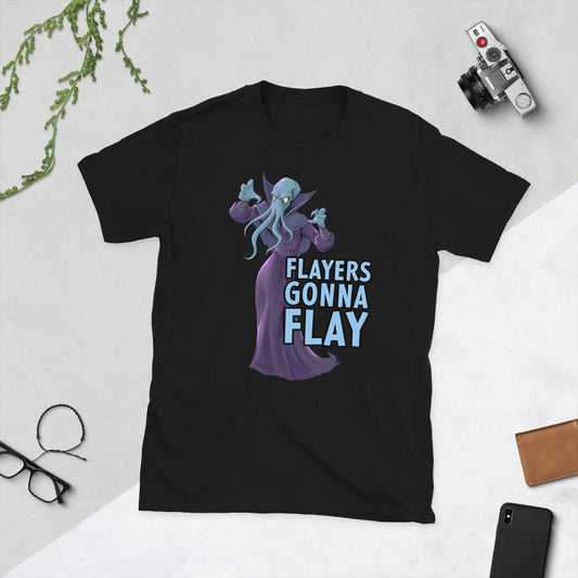 Flayers Gonna Flay Short-Sleeve Unisex T-Shirt  Level 1 Gamers Black S 