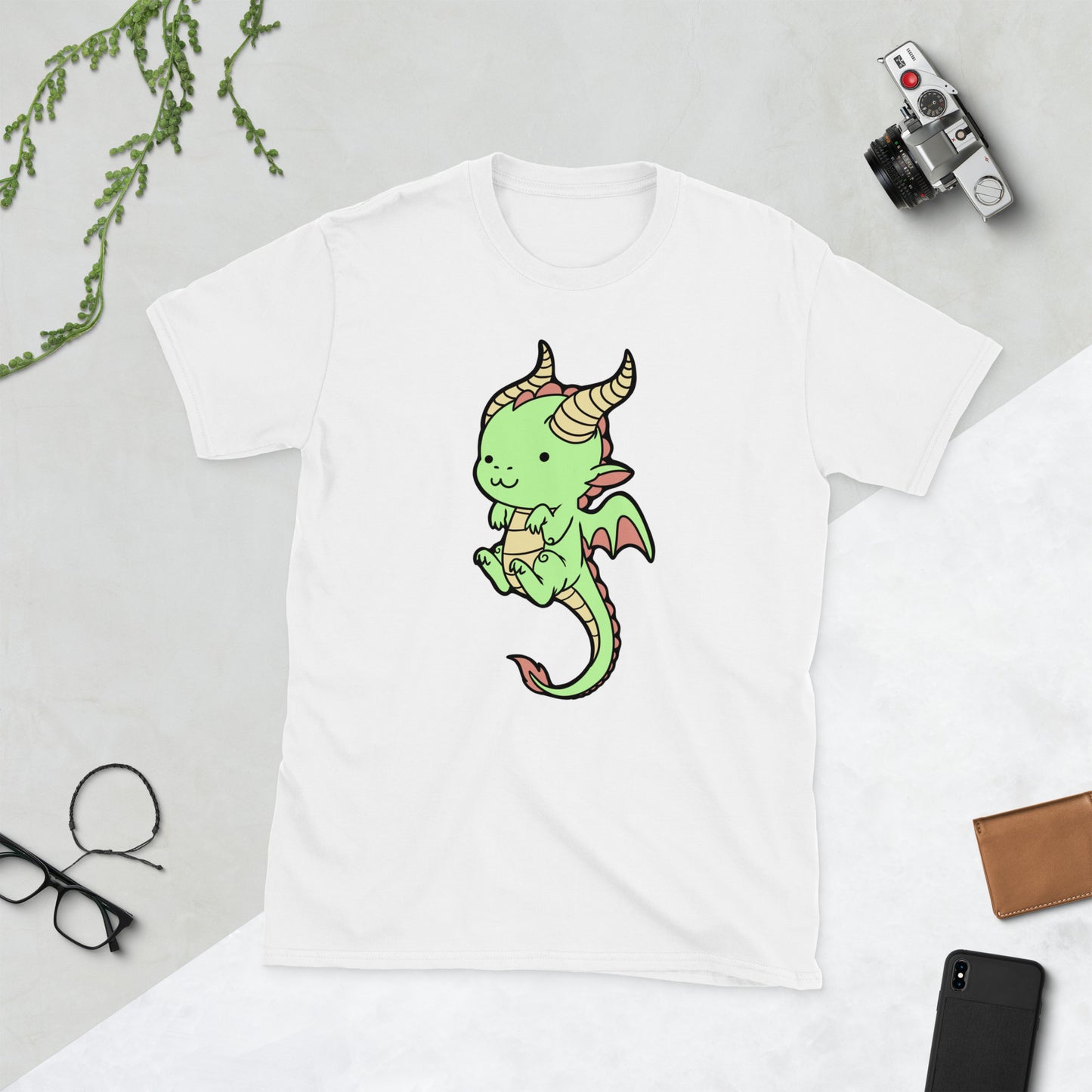 Baby Dragon Short-Sleeve Unisex T-Shirt  Level 1 Gamers White S 