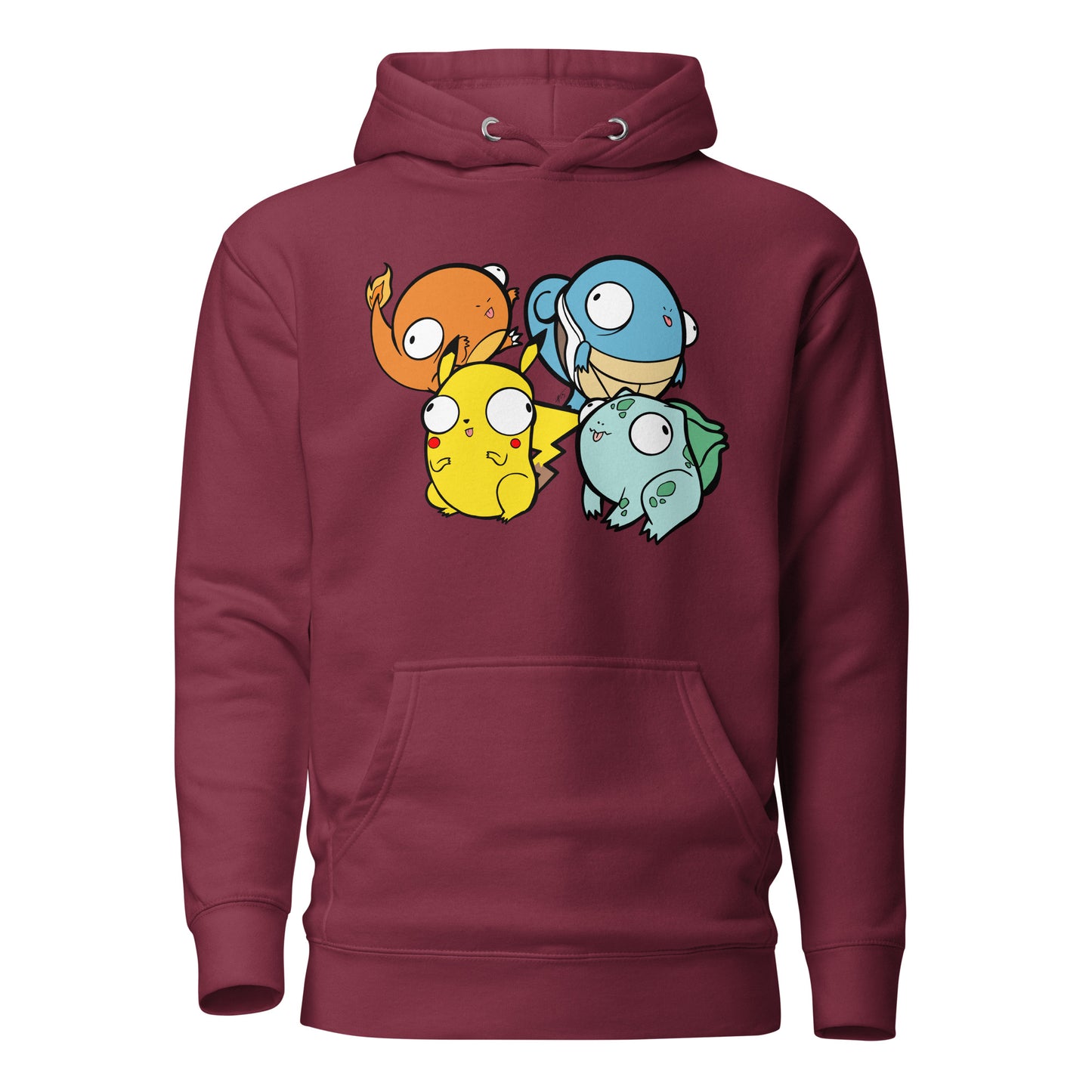 Pokederps Unisex Hoodie  Level 1 Gamers Maroon S 