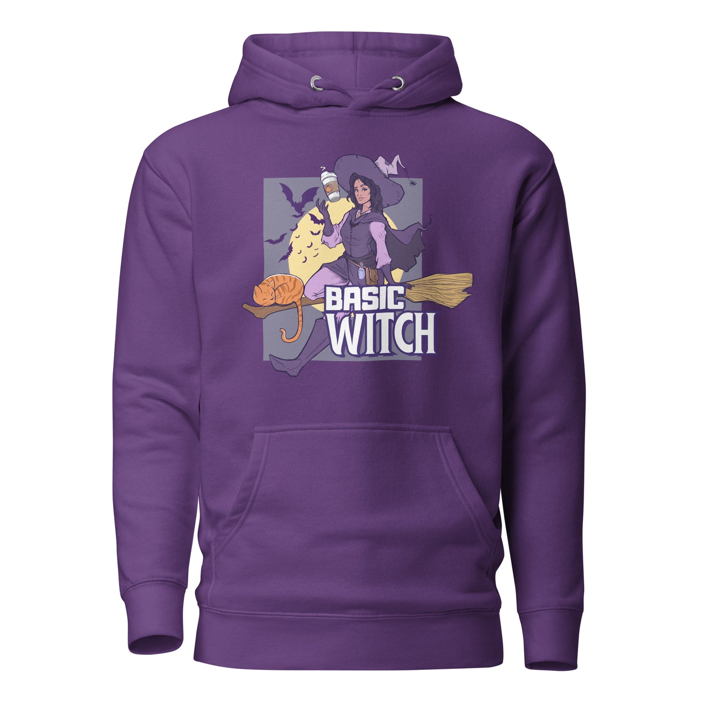 Basic Witch Unisex Hoodie  Level 1 Gamers Purple S 