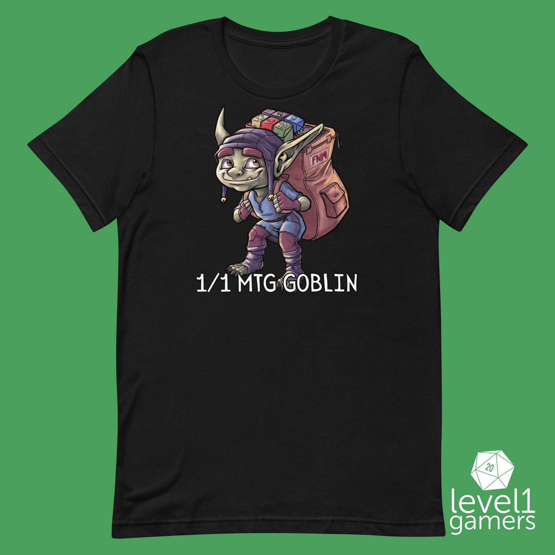 MTG Goblin Unisex t-shirt Level 1 Gamers Black XS