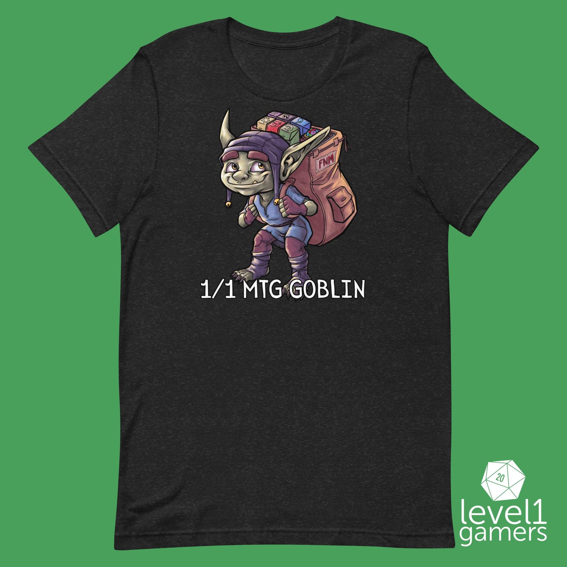 MTG Goblin Unisex t-shirt Level 1 Gamers Black Heather XS