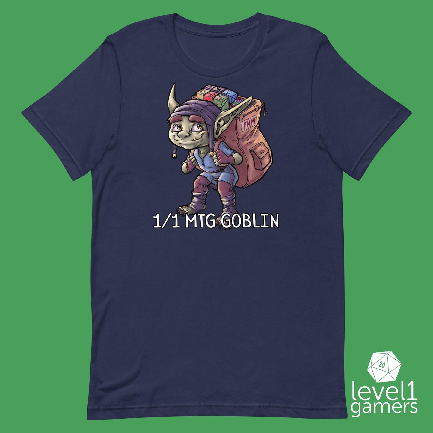 MTG Goblin Unisex t-shirt Level 1 Gamers Navy XS