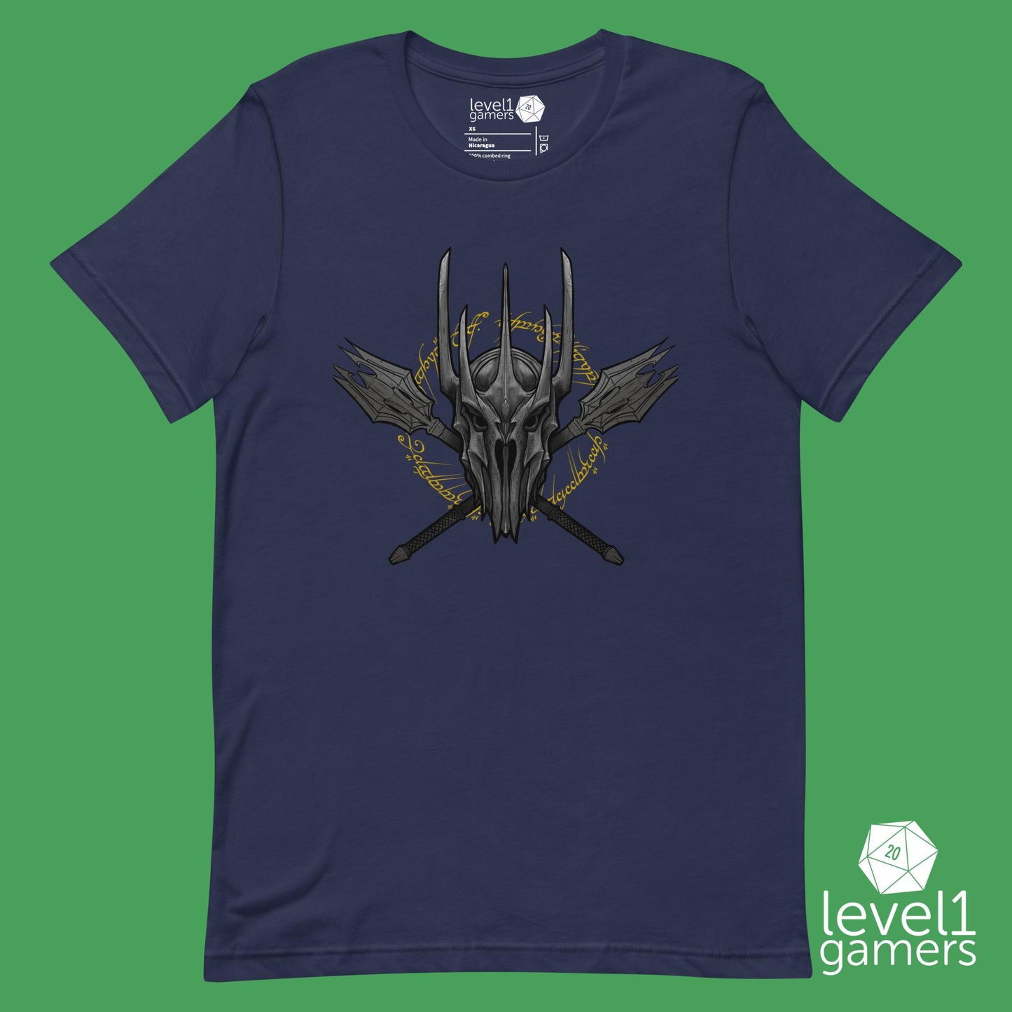 Dark Lord Unisex t-shirt Level 1 Gamers Navy XS