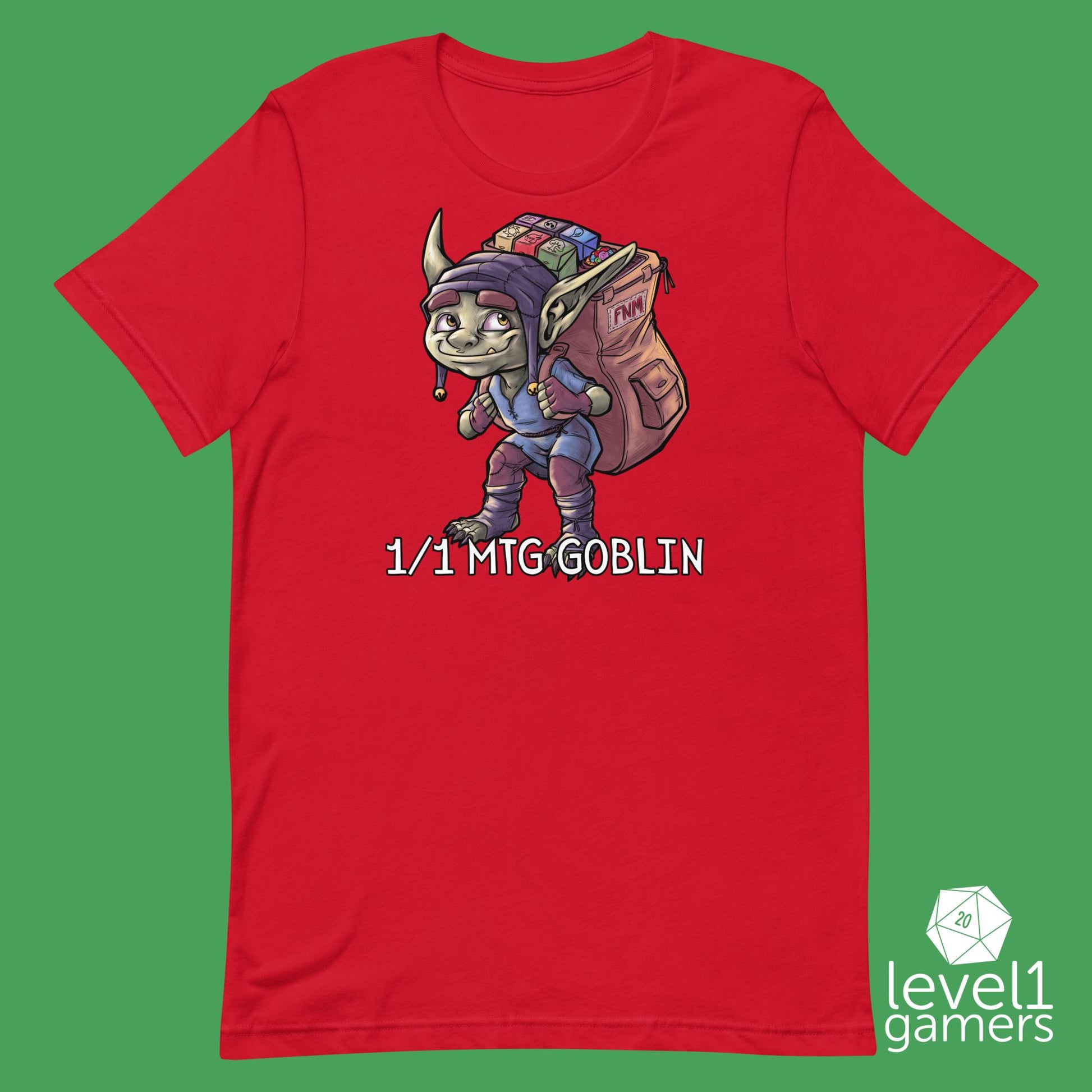 MTG Goblin Unisex t-shirt Level 1 Gamers Red XS