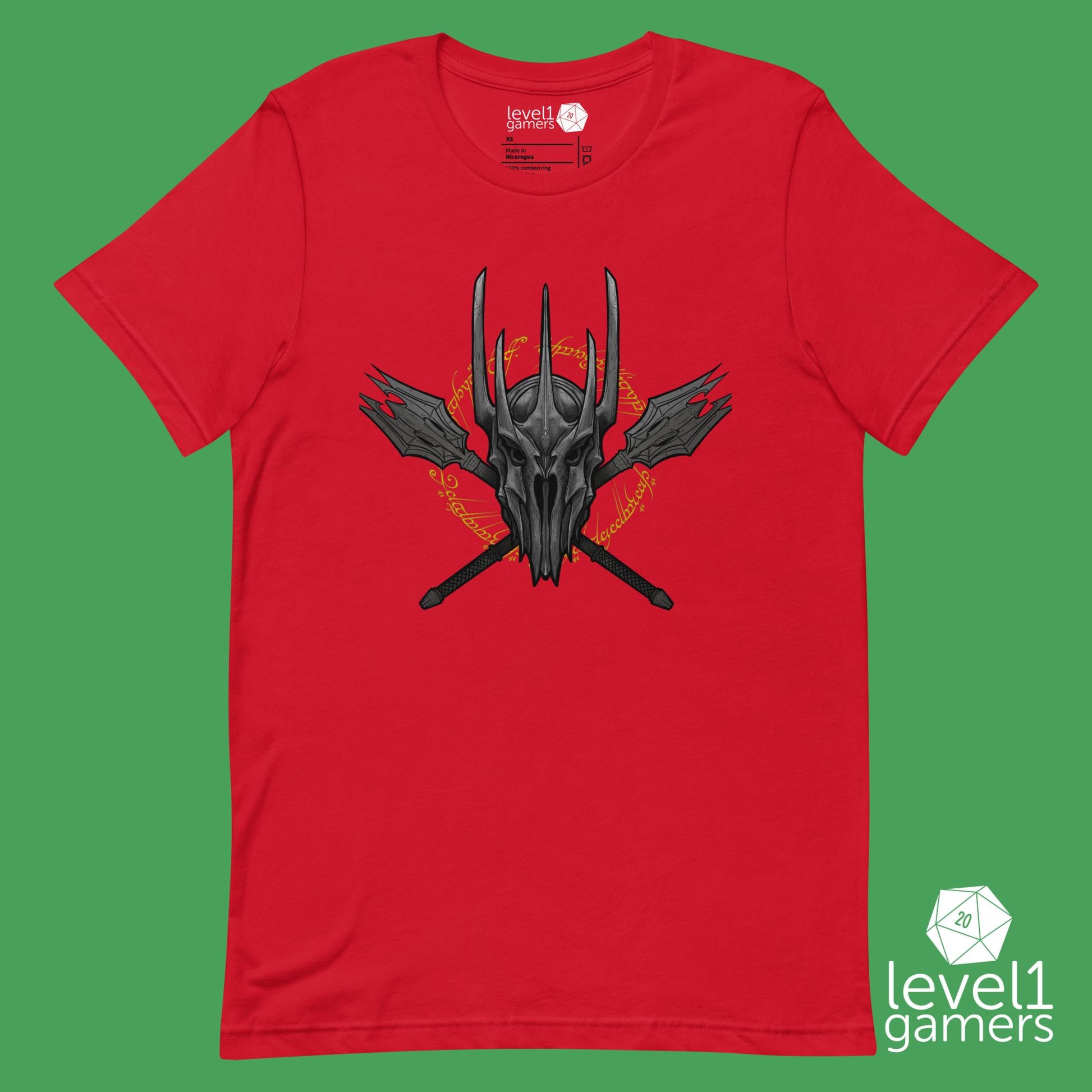 Dark Lord Unisex t-shirt Level 1 Gamers Red XS