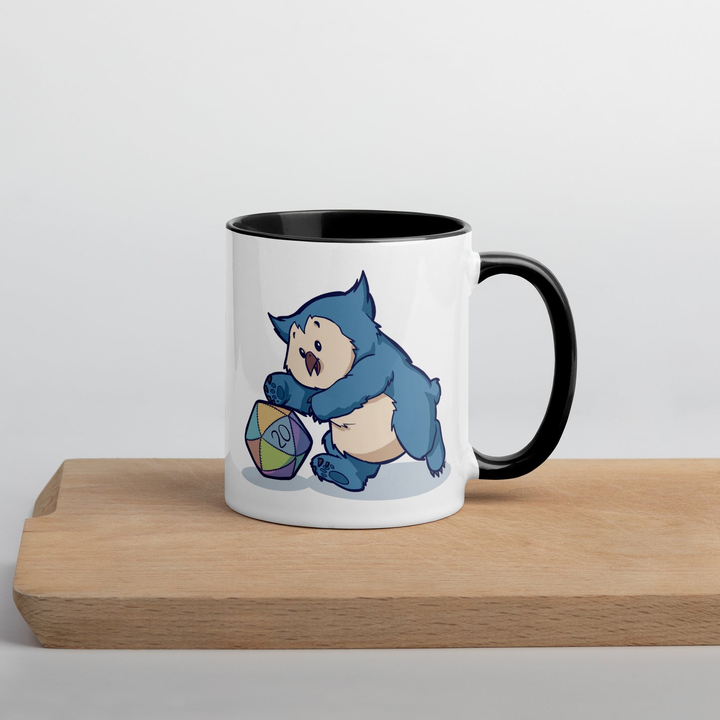 Owlbear Mug with Color Inside  Level 1 Gamers   