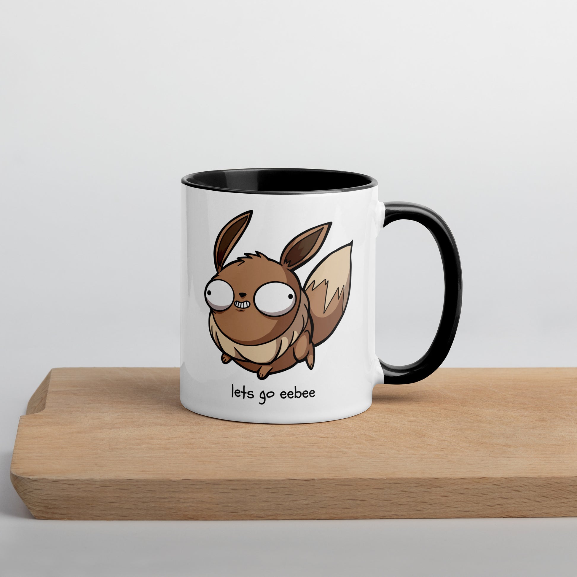 Eebee Pokederp - Eevee Mug  Level 1 Gamers Black 11 oz 