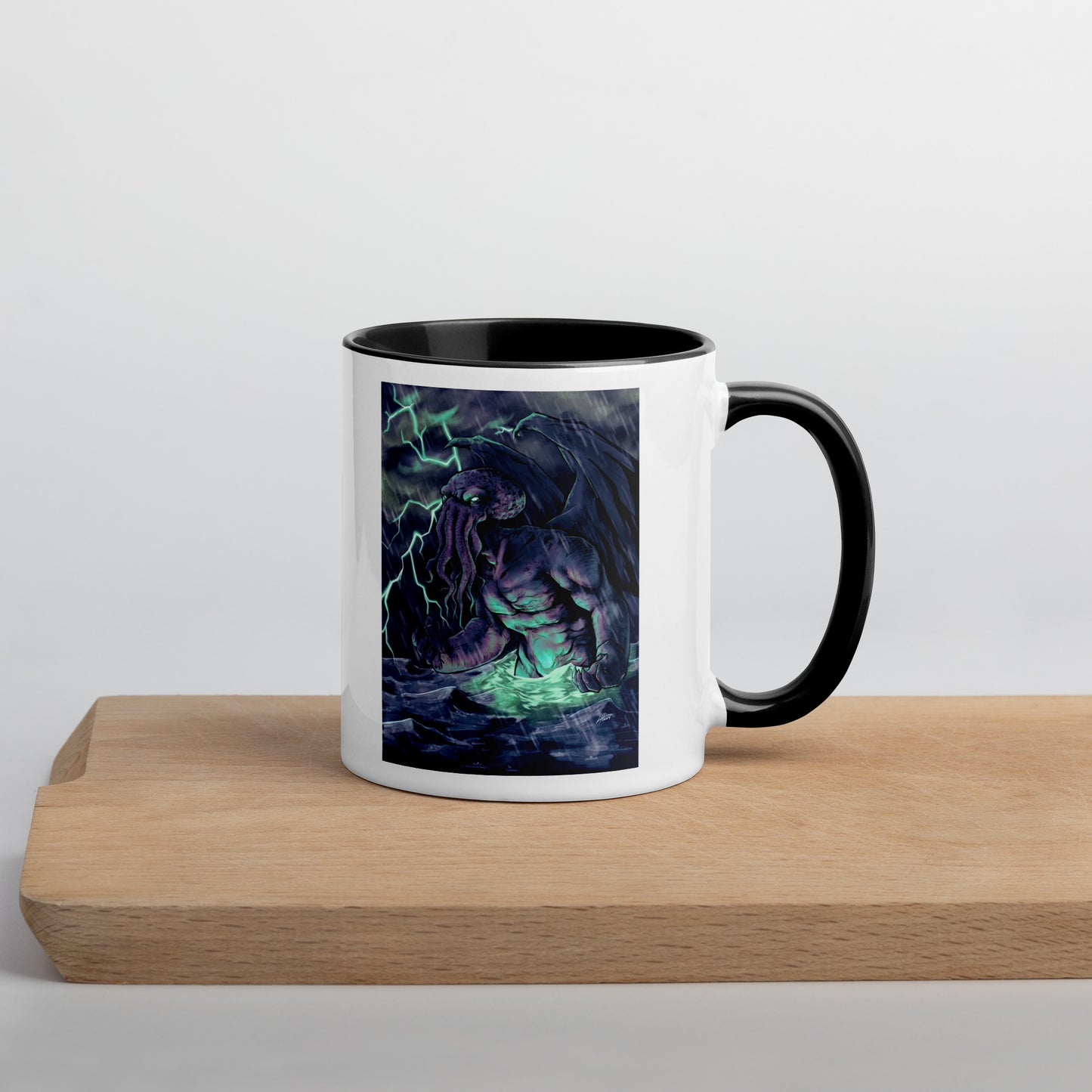 Cthulhu Eldritch Horror Mug with Color Inside Level 1 Gamers 11 oz