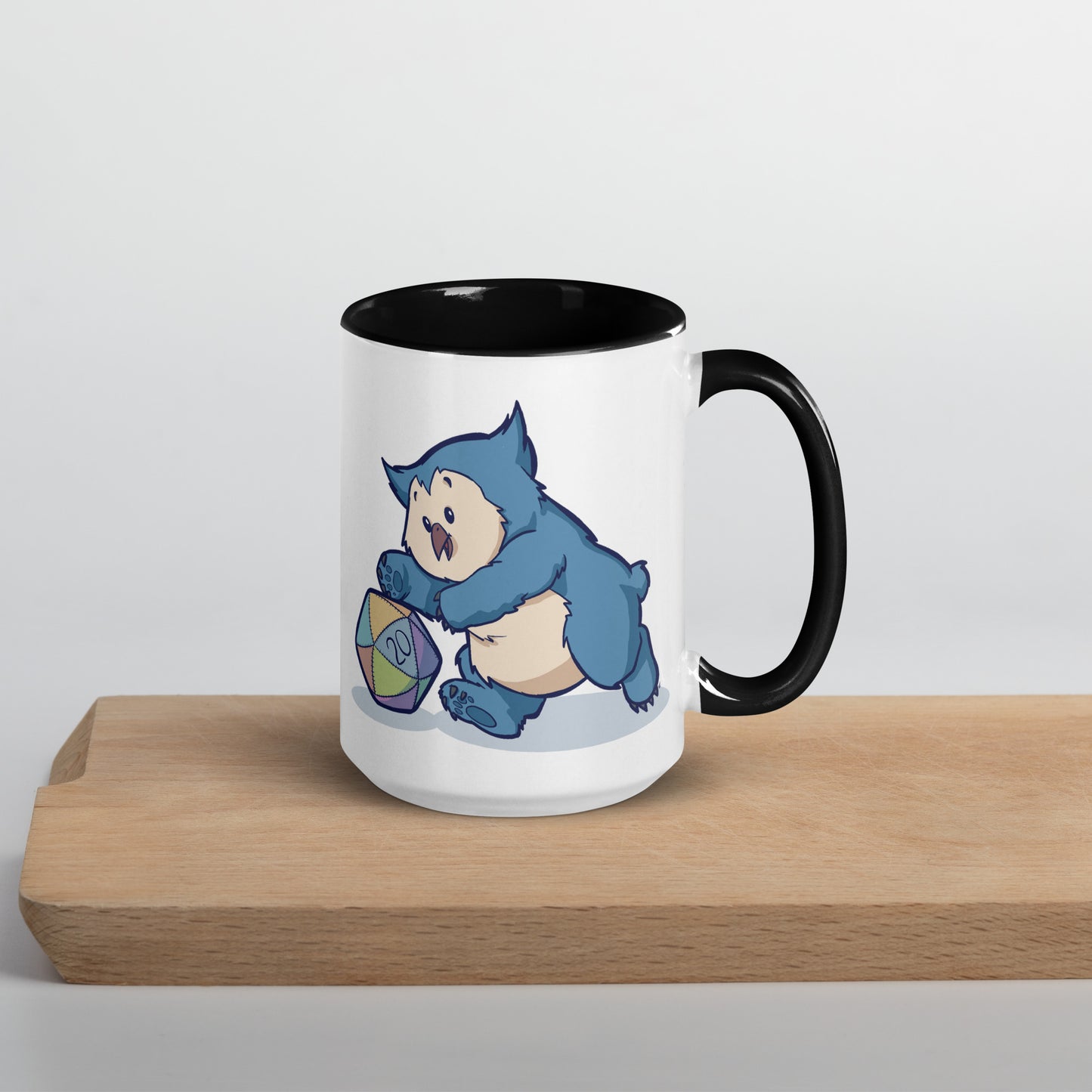 Owlbear Mug with Color Inside  Level 1 Gamers   