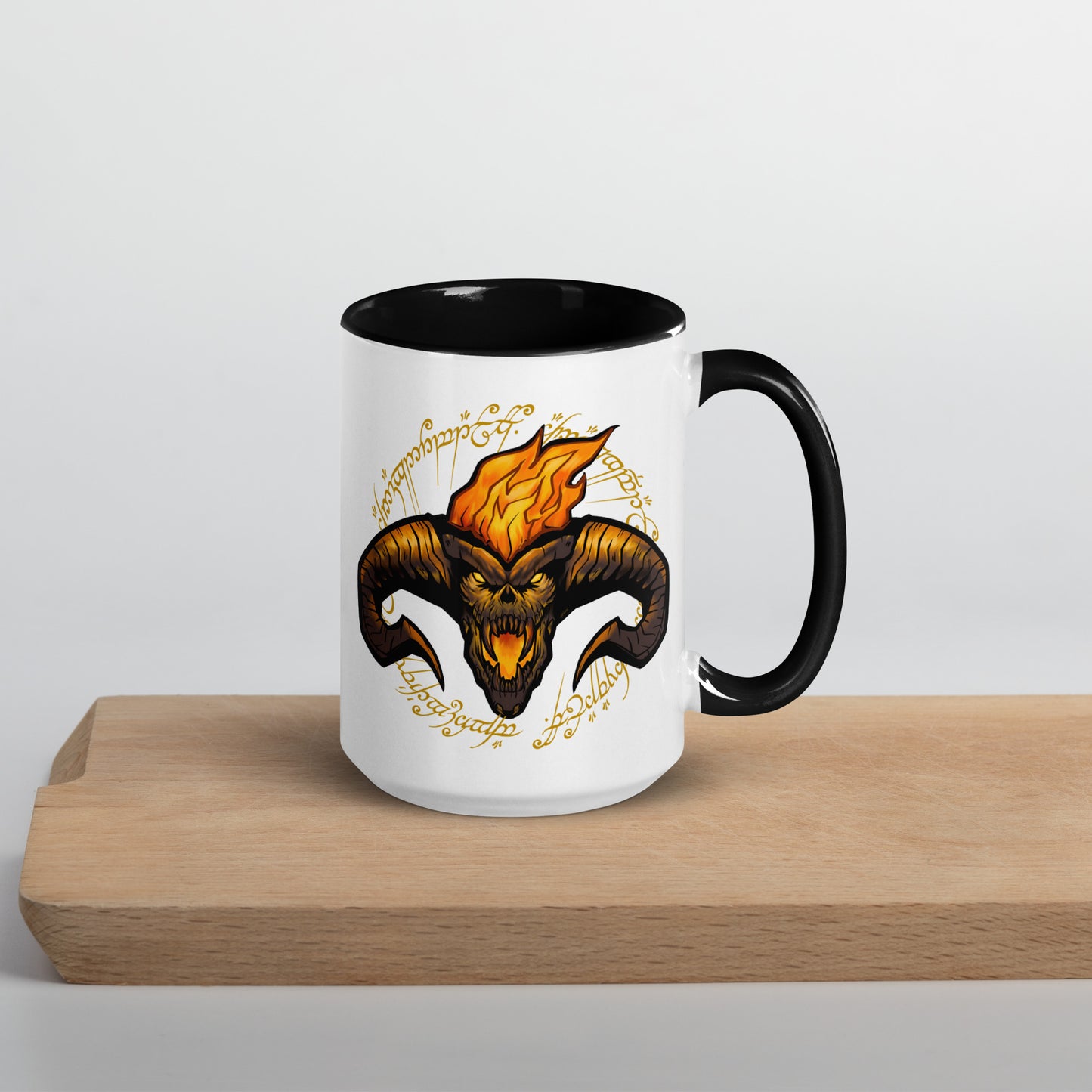 Balrog Mug with Color Inside Level 1 Gamers