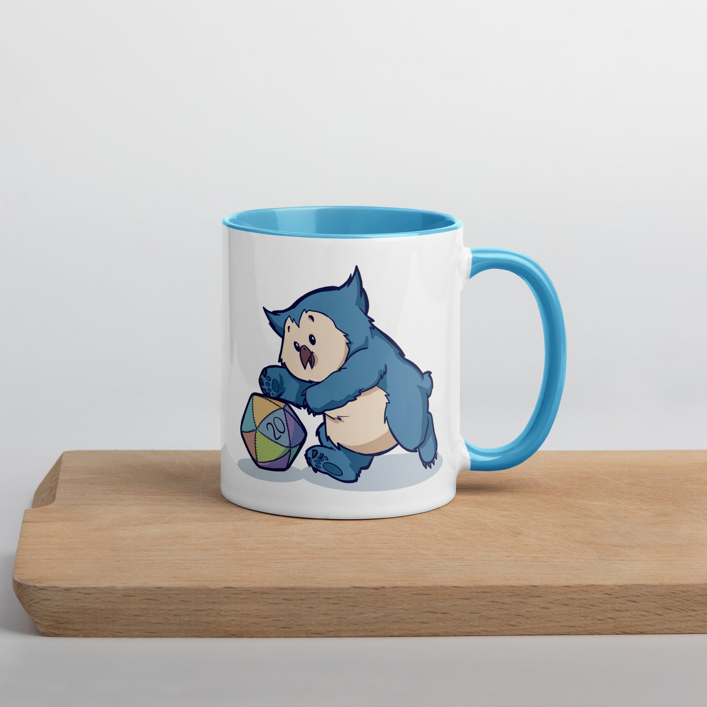 Owlbear Mug with Color Inside  Level 1 Gamers   