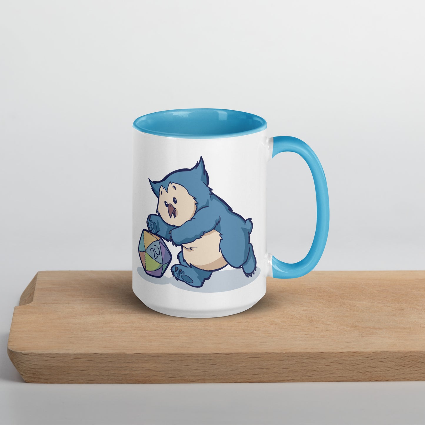 Owlbear Mug with Color Inside  Level 1 Gamers   