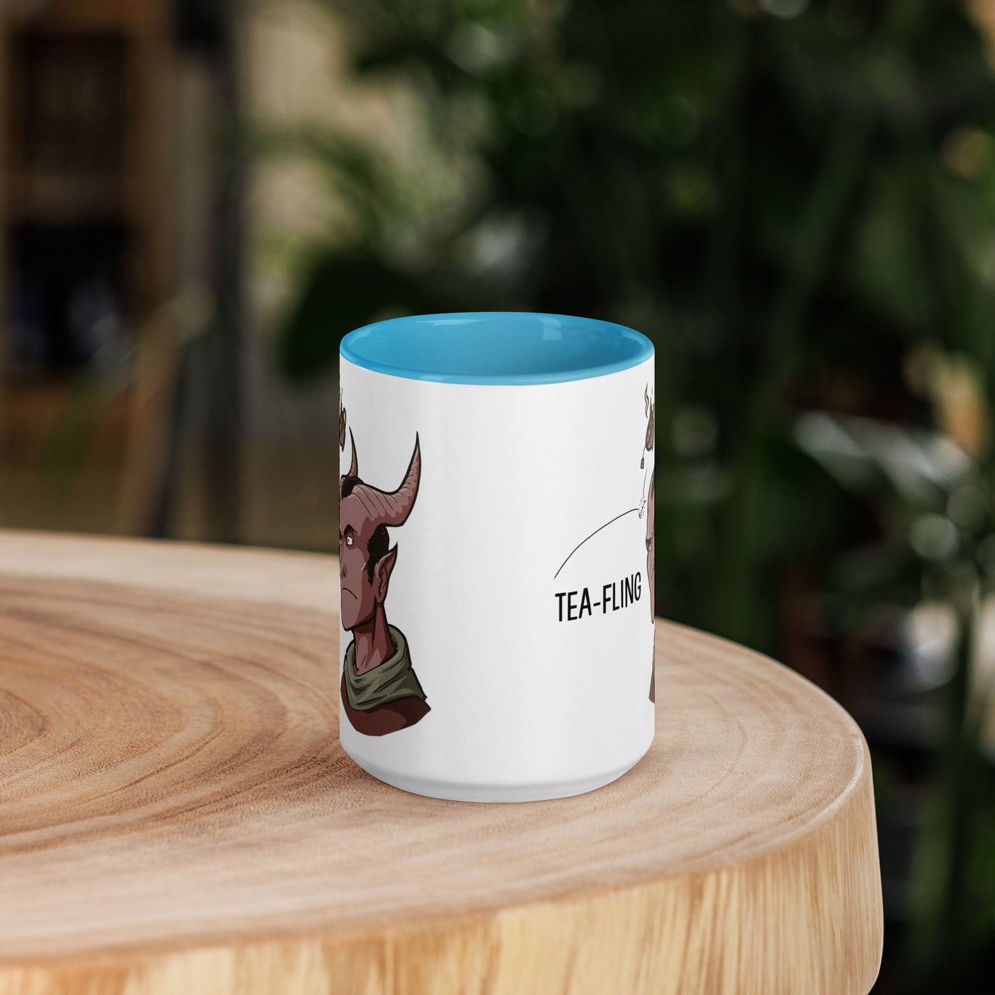 Tea-Fling Mug with Color Inside  Level 1 Gamers   