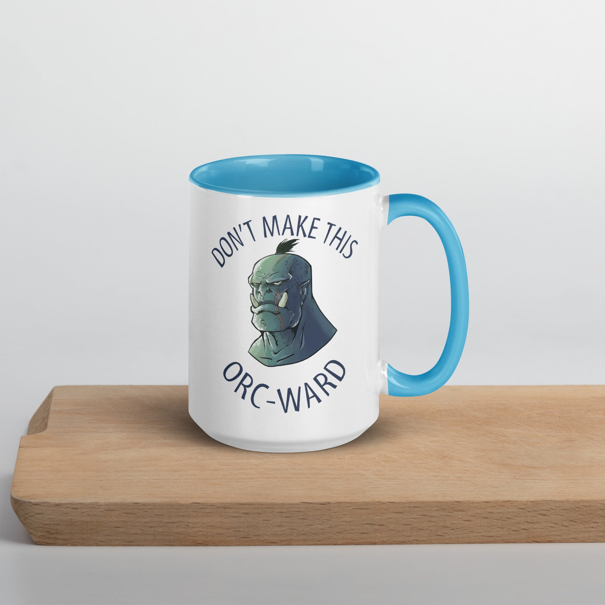 Don't Make This Orcward Mug with Color Inside  Level 1 Gamers   