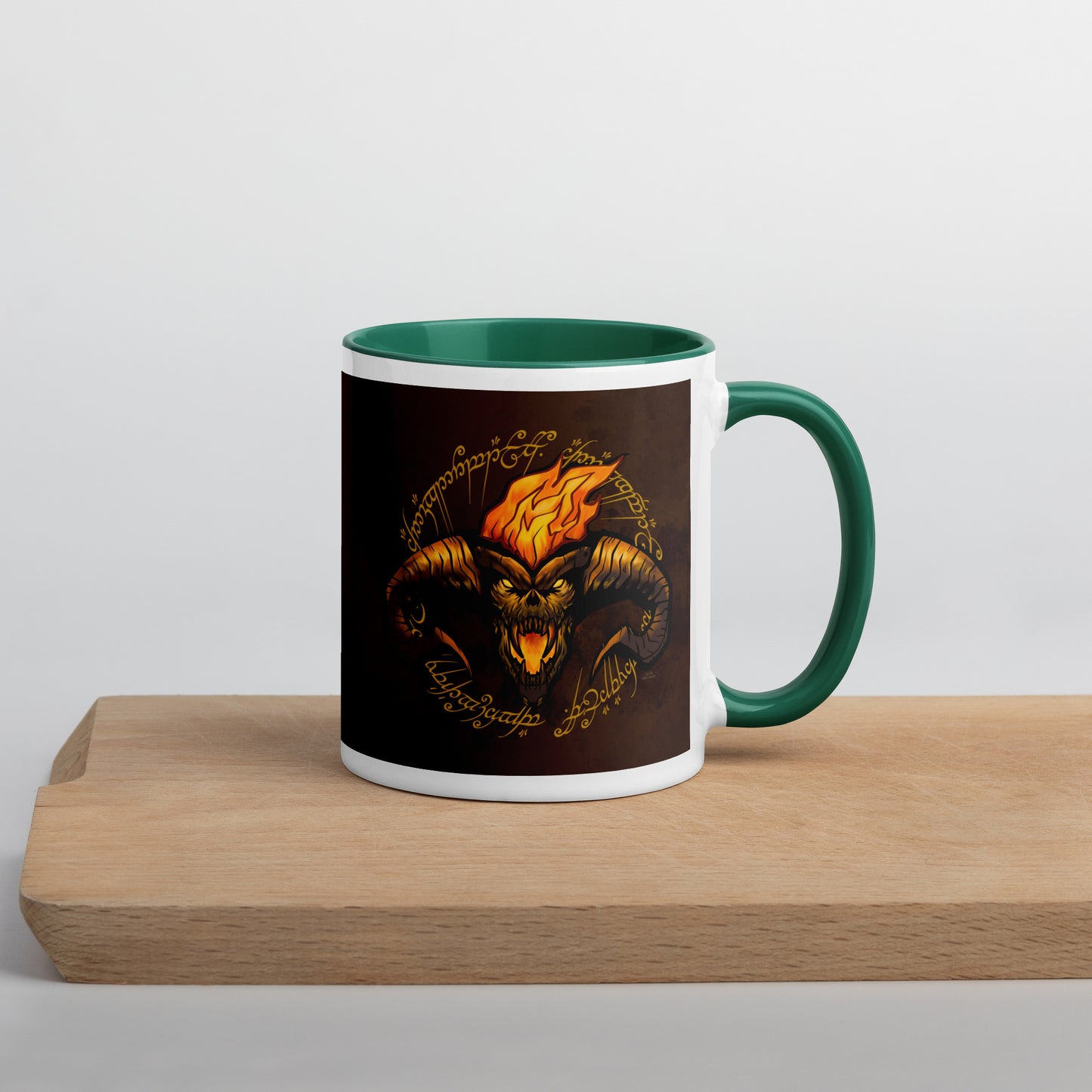 Balrog - Lord of the Rings Mug  Level 1 Gamers Dark green 11 oz 