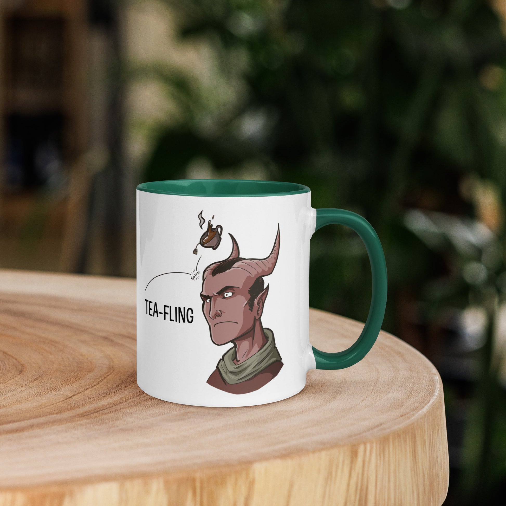 Tea-Fling Mug with Color Inside  Level 1 Gamers   