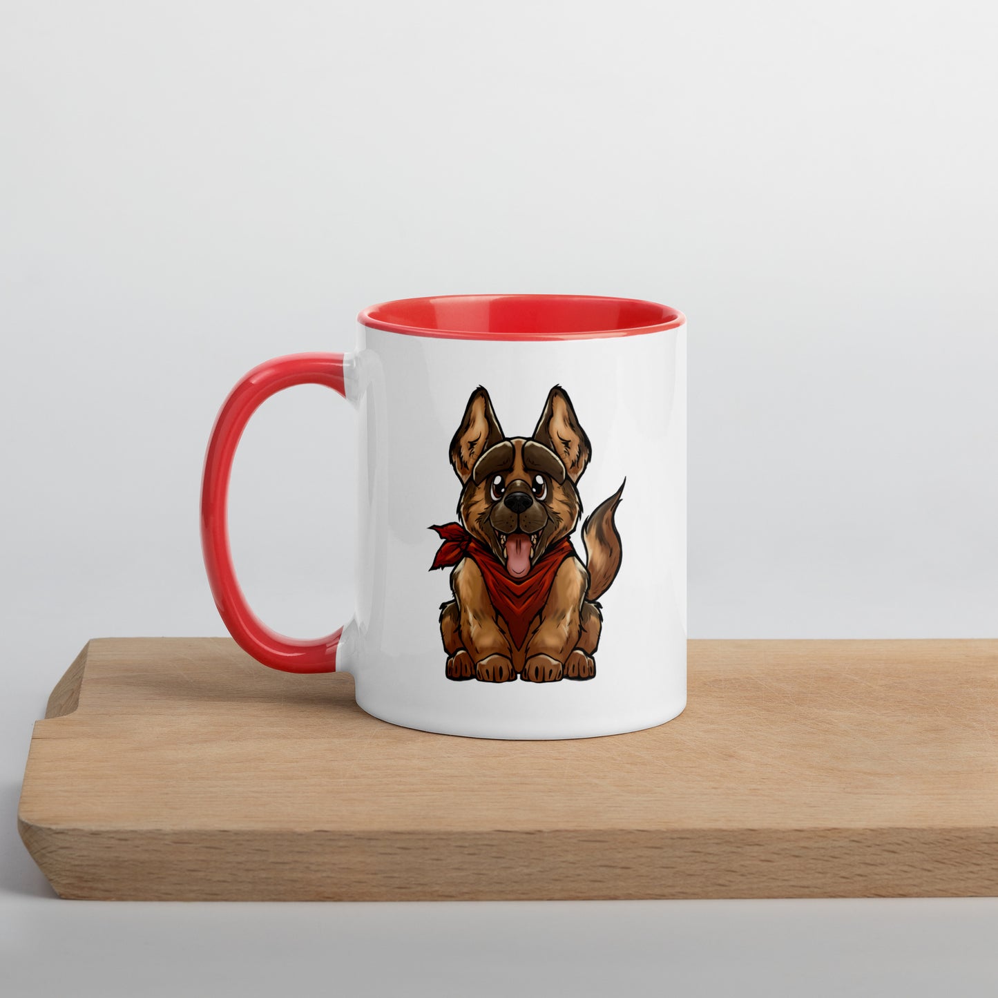 Dogmeat Mug with Color Inside  Level 1 Gamers Red 11 oz 