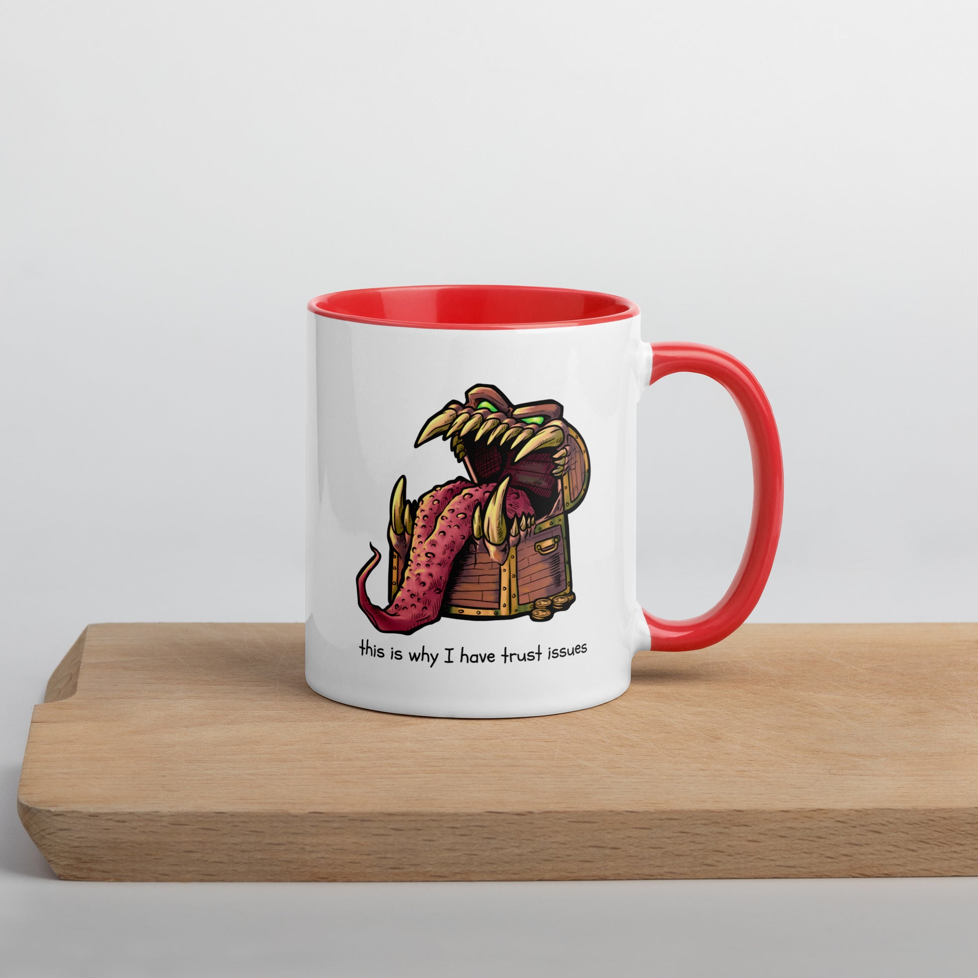 Mimic Mug  Level 1 Gamers Red 11 oz 