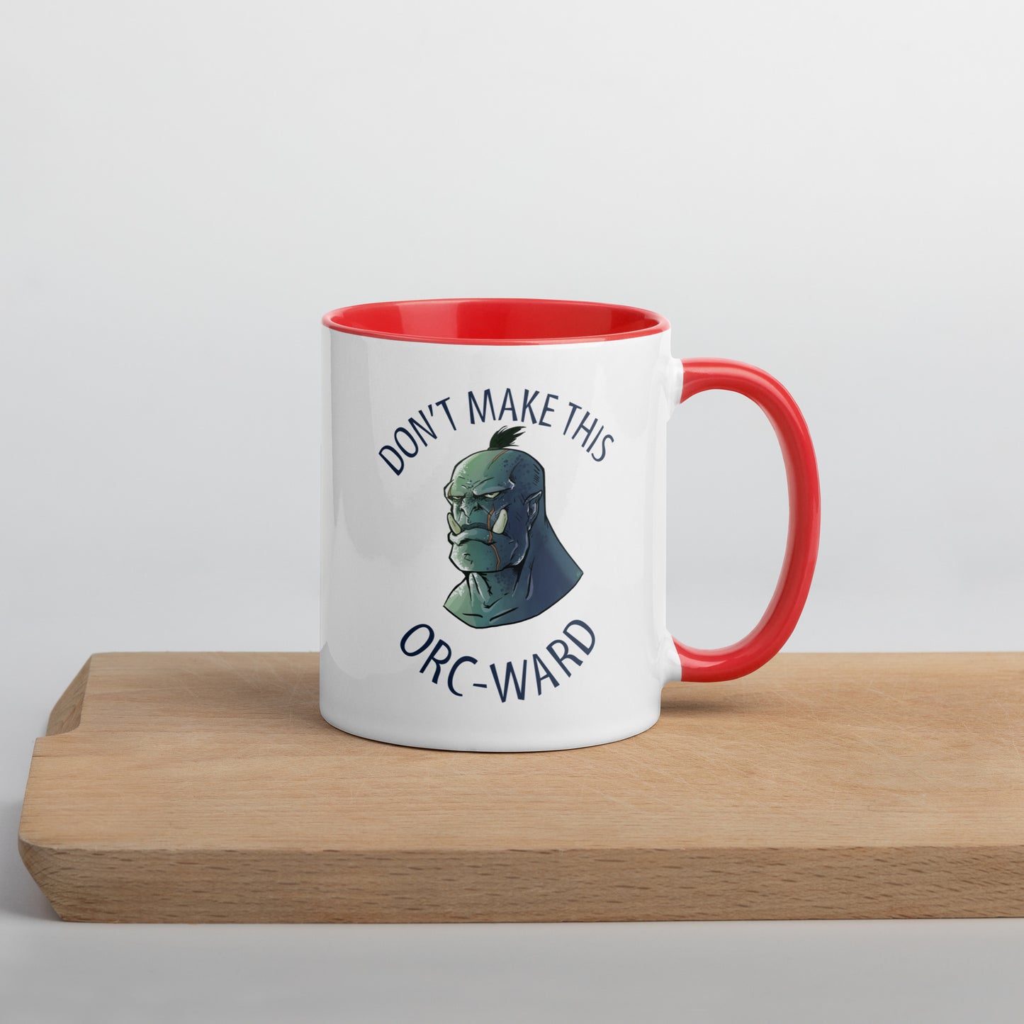 Don't Make This Orcward Mug with Color Inside  Level 1 Gamers   