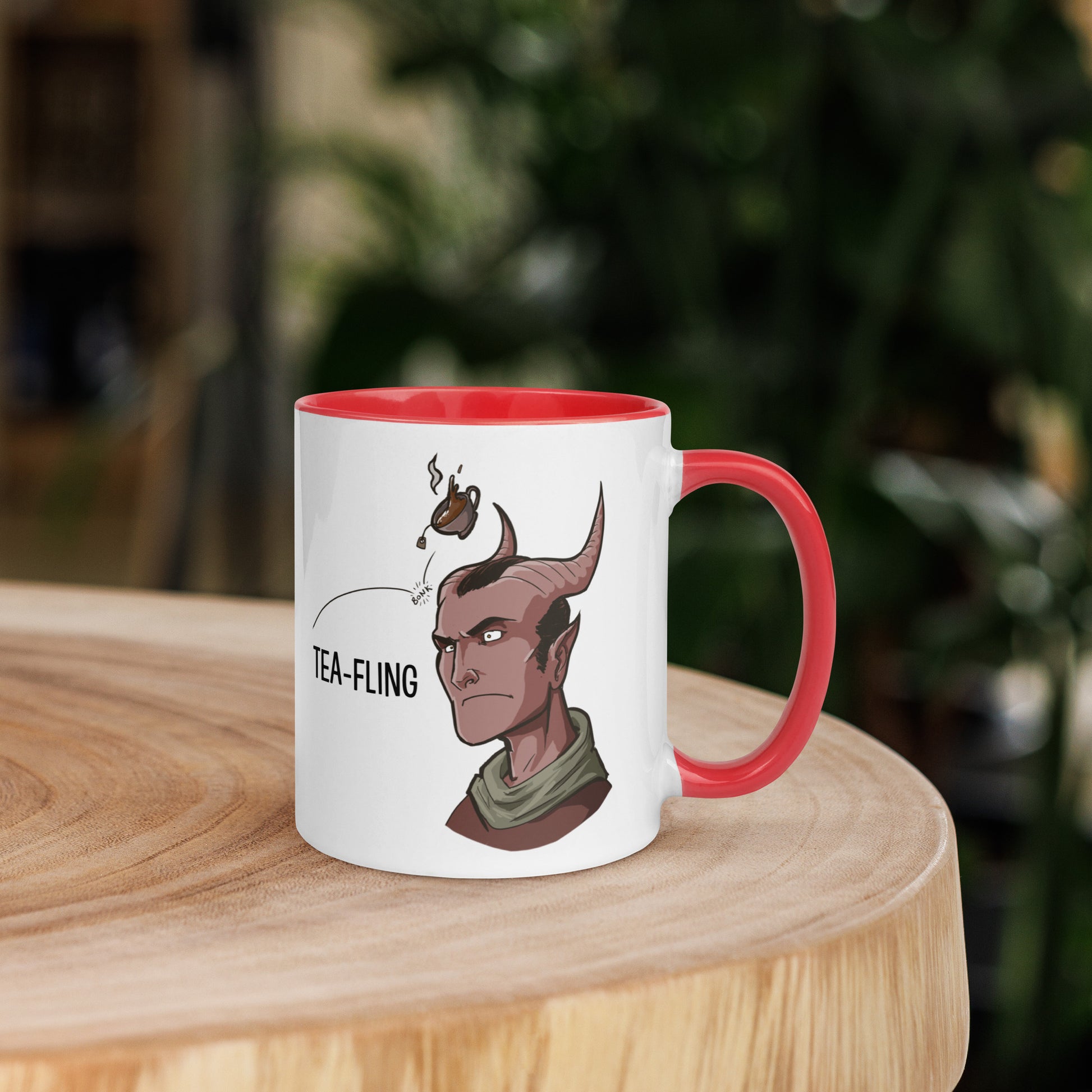 Tea-Fling Mug with Color Inside  Level 1 Gamers   