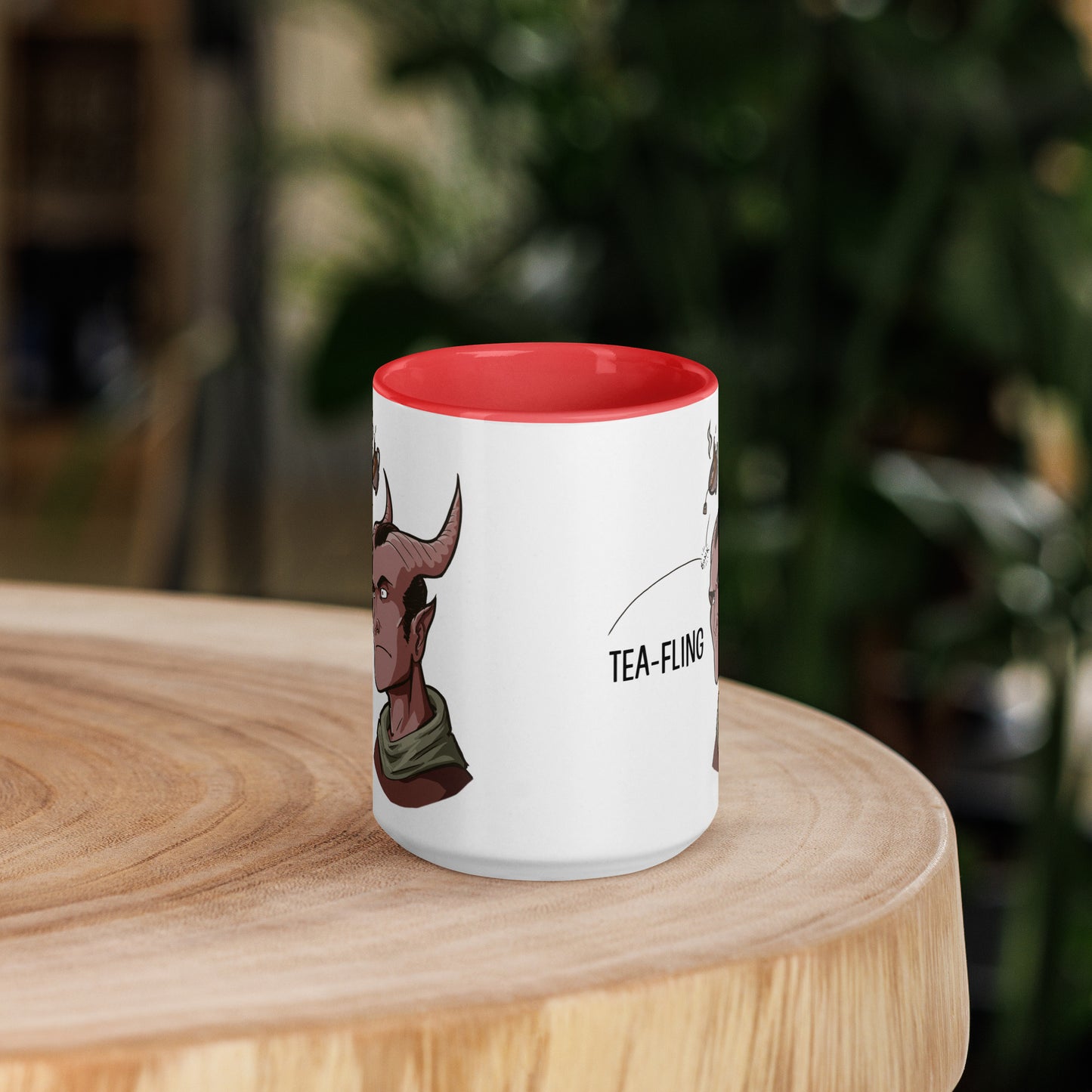 Tea-Fling Mug with Color Inside  Level 1 Gamers   