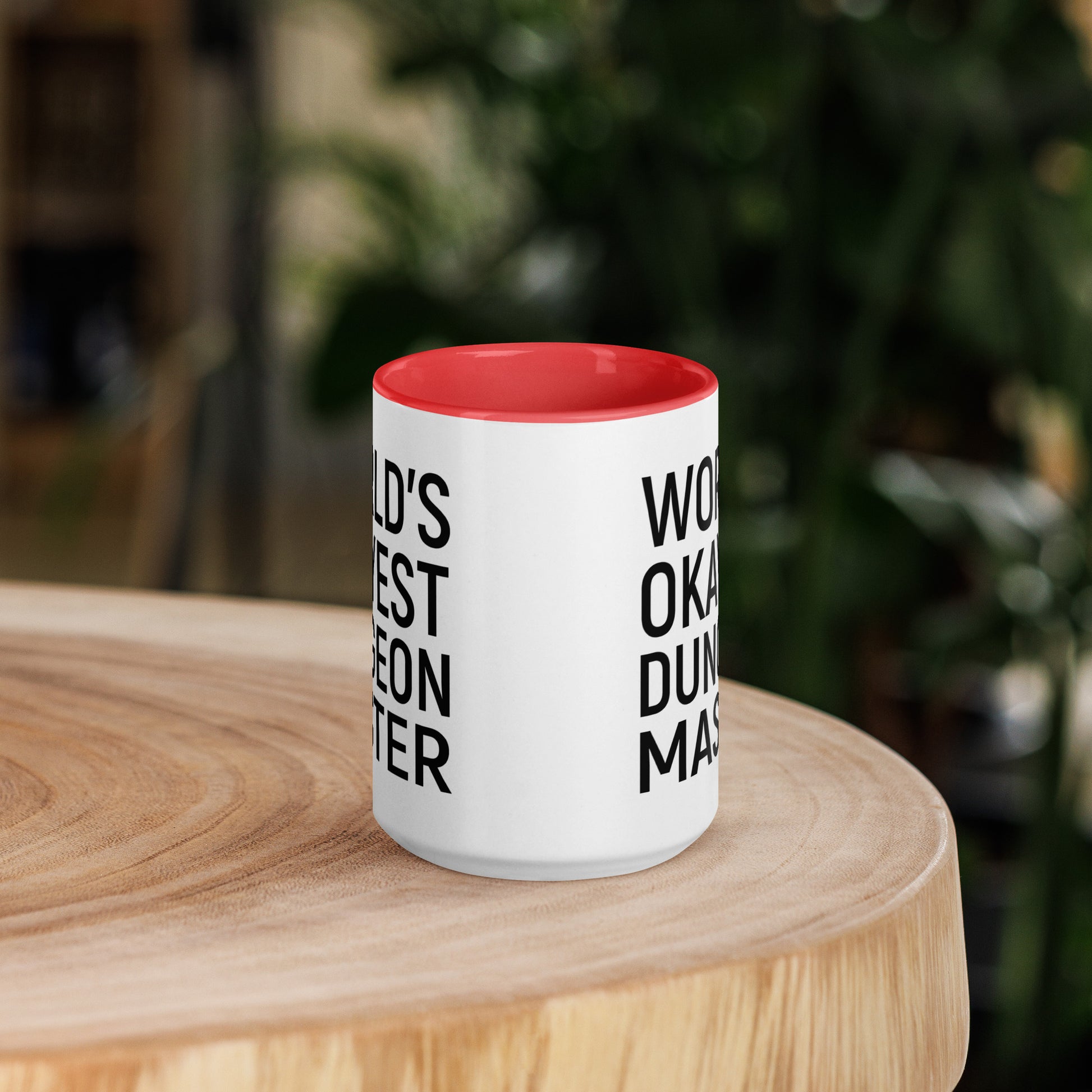 World's Okayest Dungeon Master Mug with Color Inside  Level 1 Gamers   