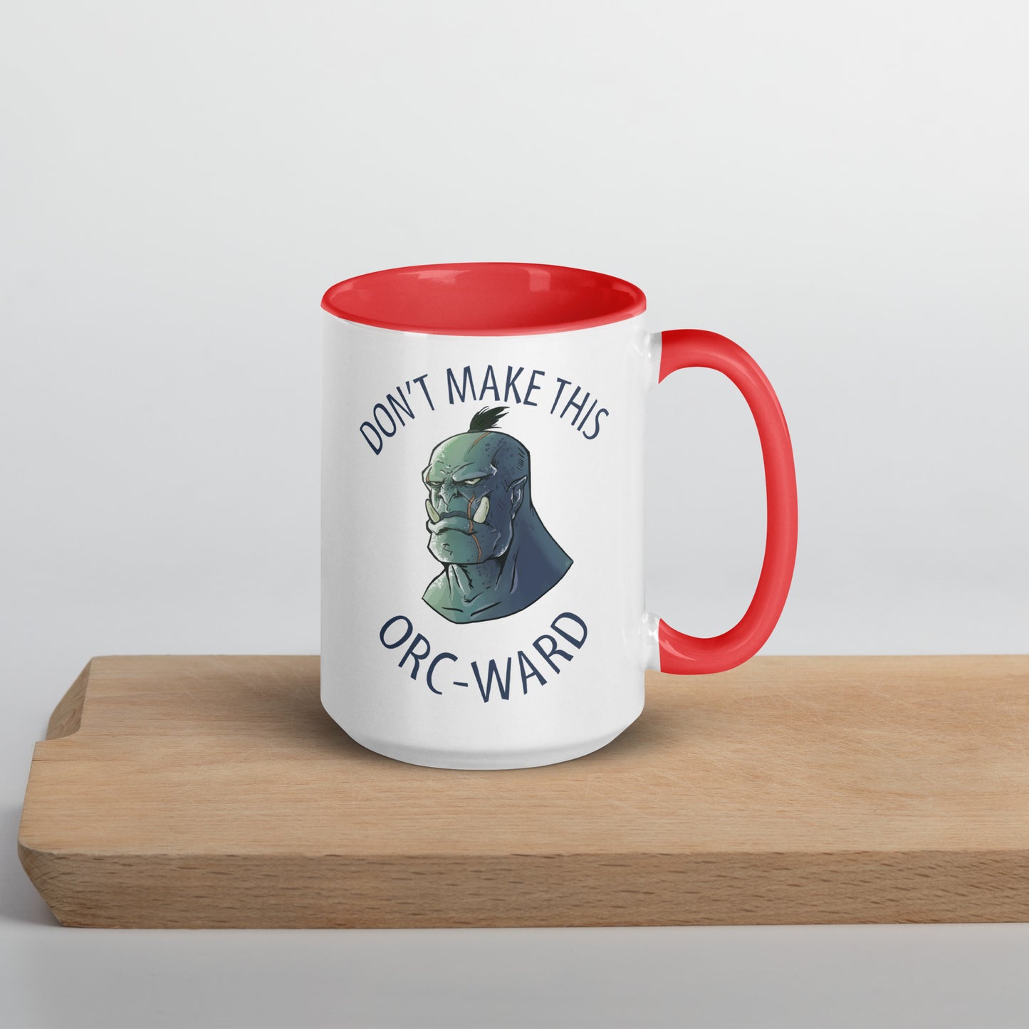 Don't Make This Orcward Mug with Color Inside  Level 1 Gamers   