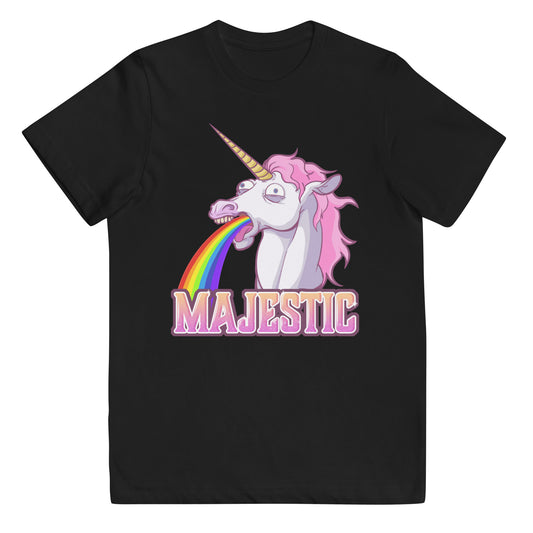 Majestic Unicorn Youth jersey t-shirt  Level 1 Gamers Black XS 