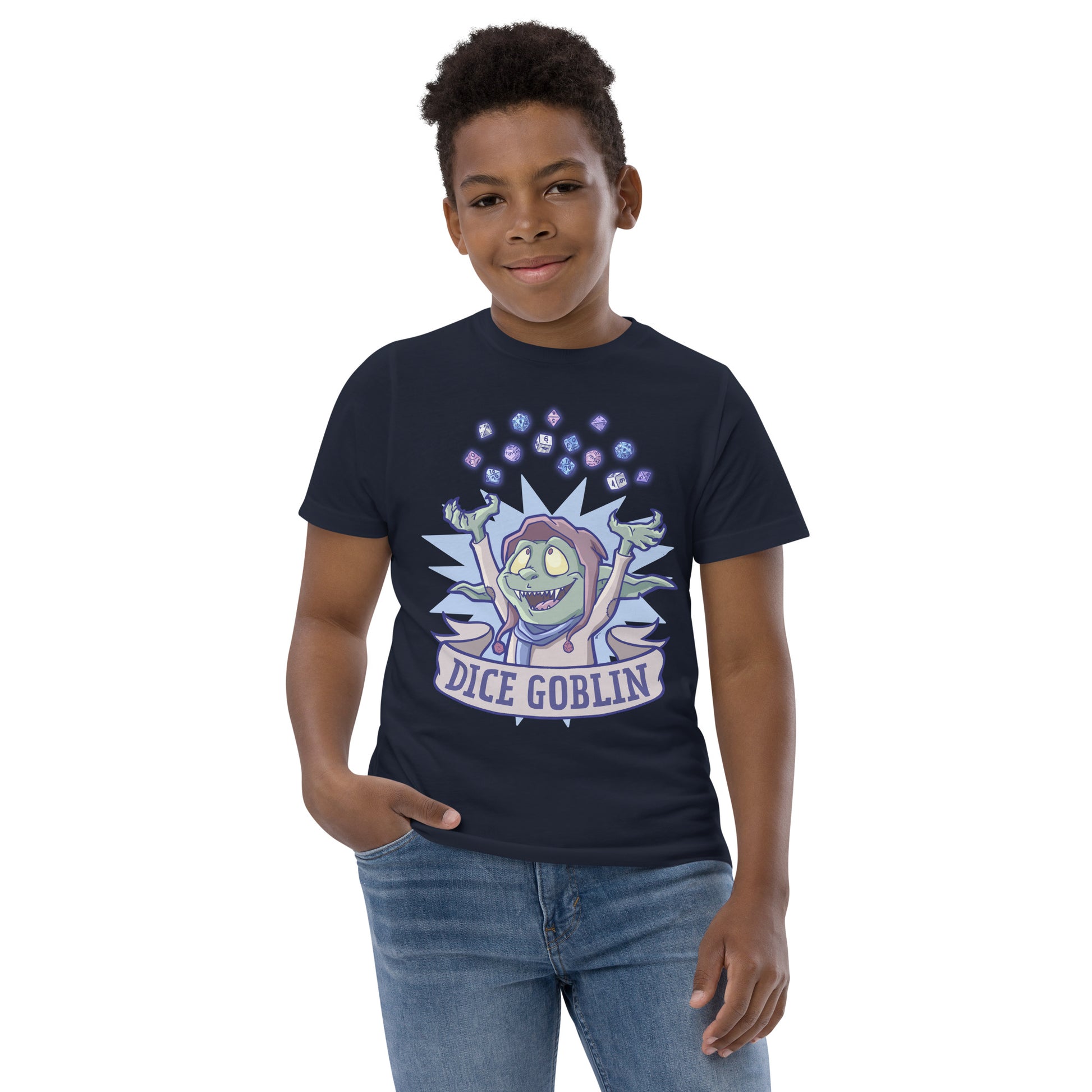 Dice Goblin Youth t-shirt  Level 1 Gamers   