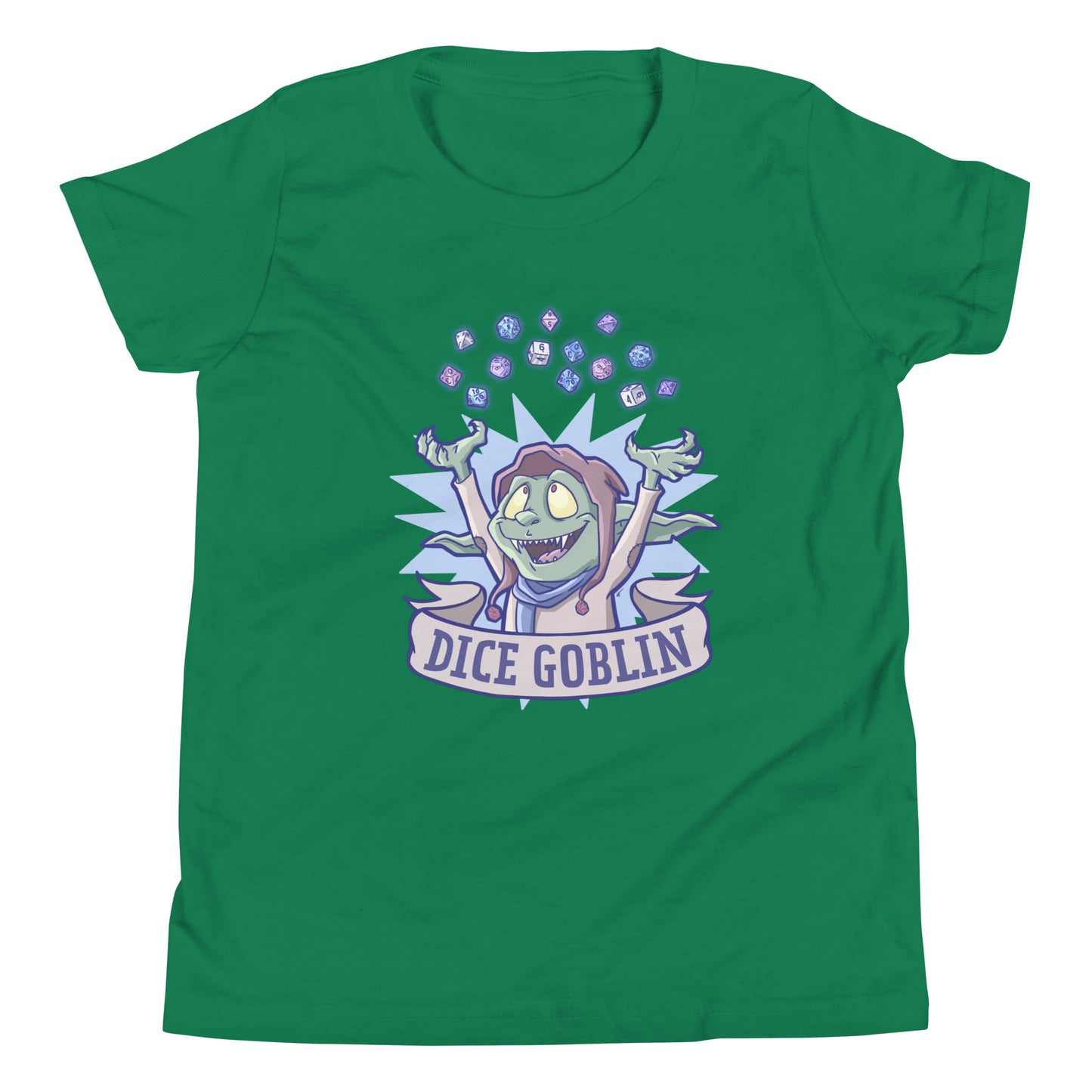 Dice Goblin Youth Short Sleeve T-Shirt  Level 1 Gamers Kelly S 