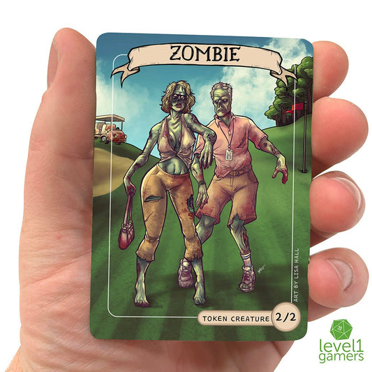 Zombie - Metal Token Magic Card  Level 1 Gamers   