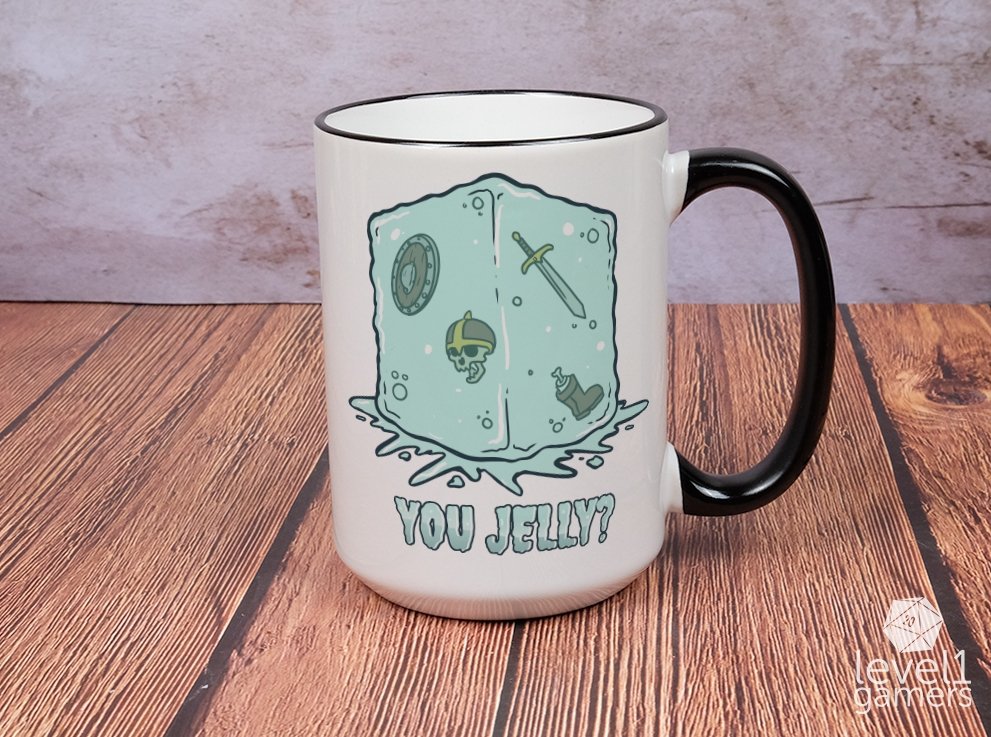 You Jelly? Gelatinous Cube Mug  Level 1 Gamers   