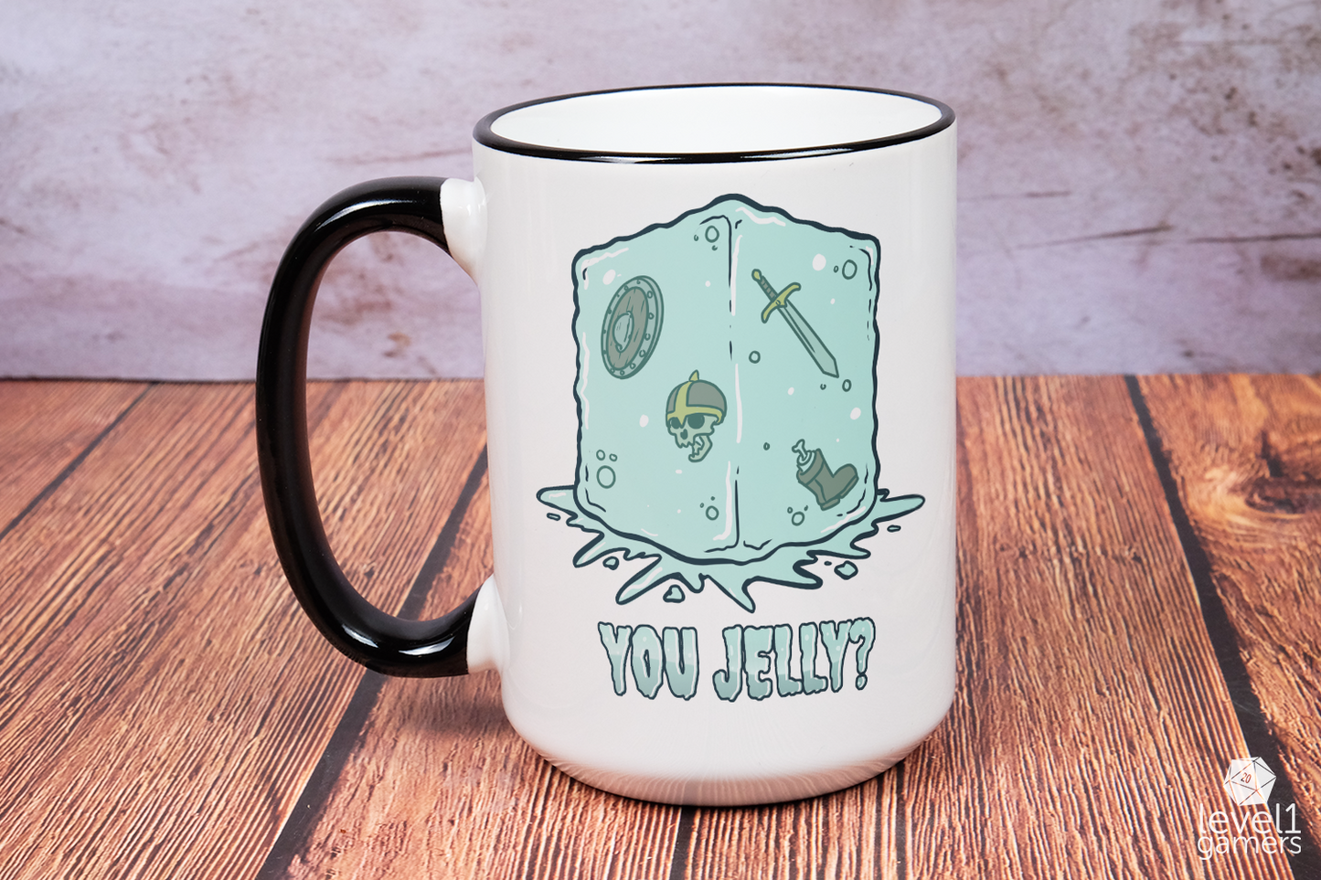 You Jelly? Gelatinous Cube Mug  Level 1 Gamers   