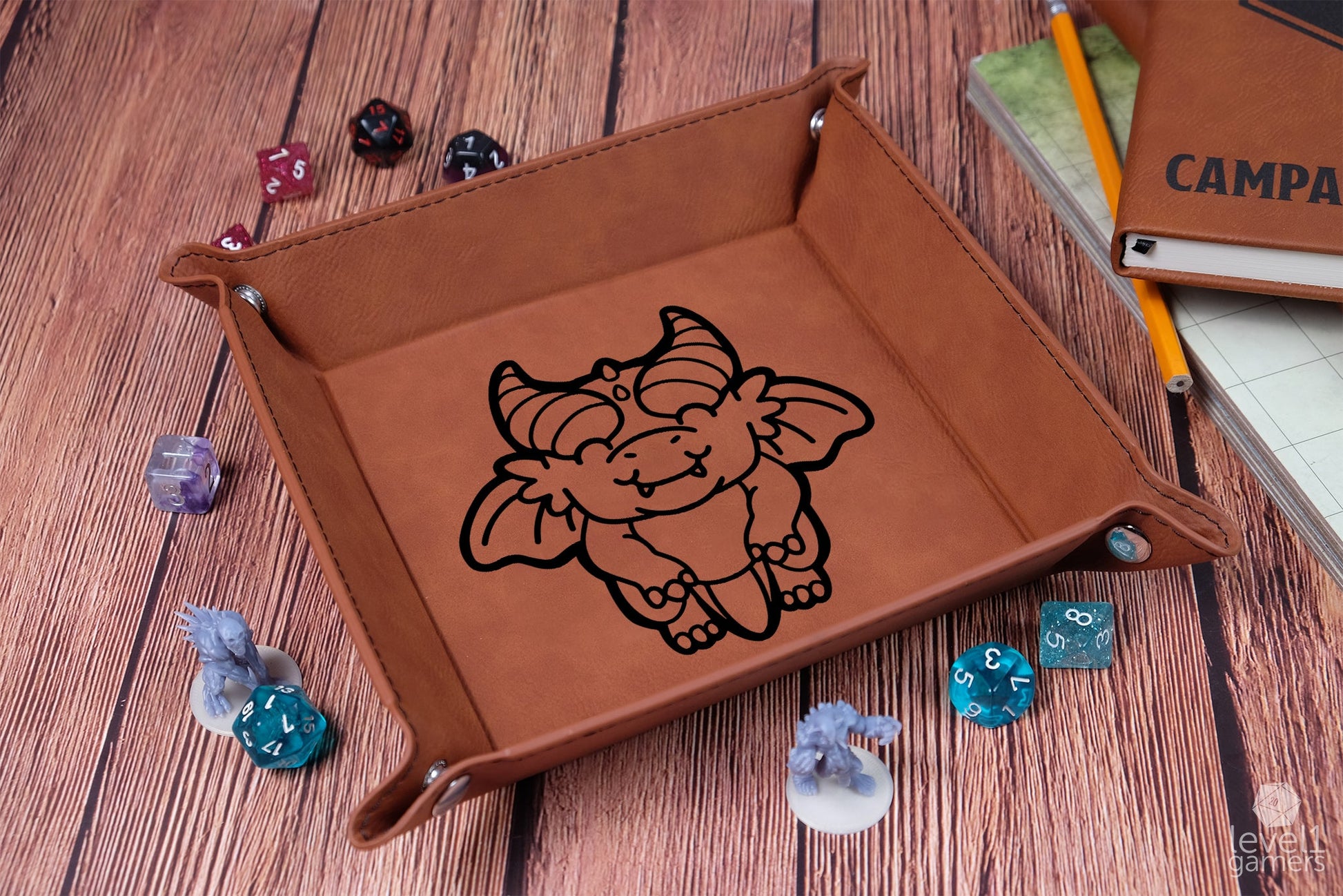 Baby Dragon Dice Tray Dice Trays Level 1 Gamers   