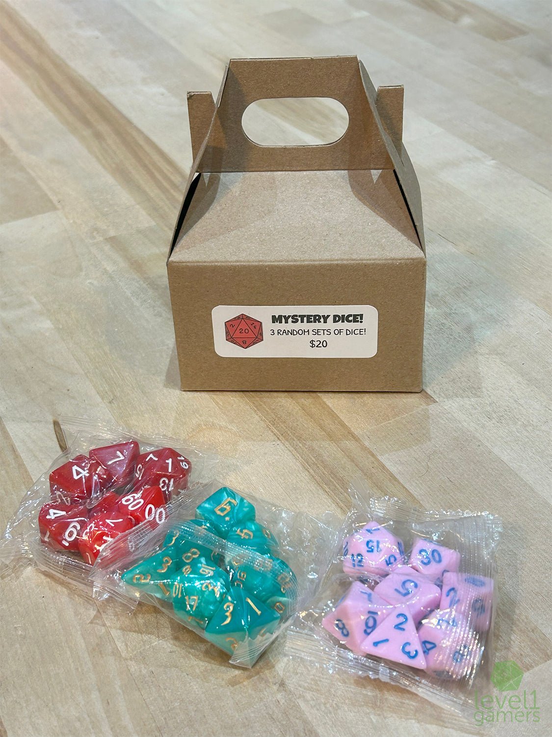 Mystery Dice Box Dice Level 1 Gamers   