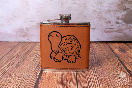 D20 Turtle Flask  Level 1 Gamers   